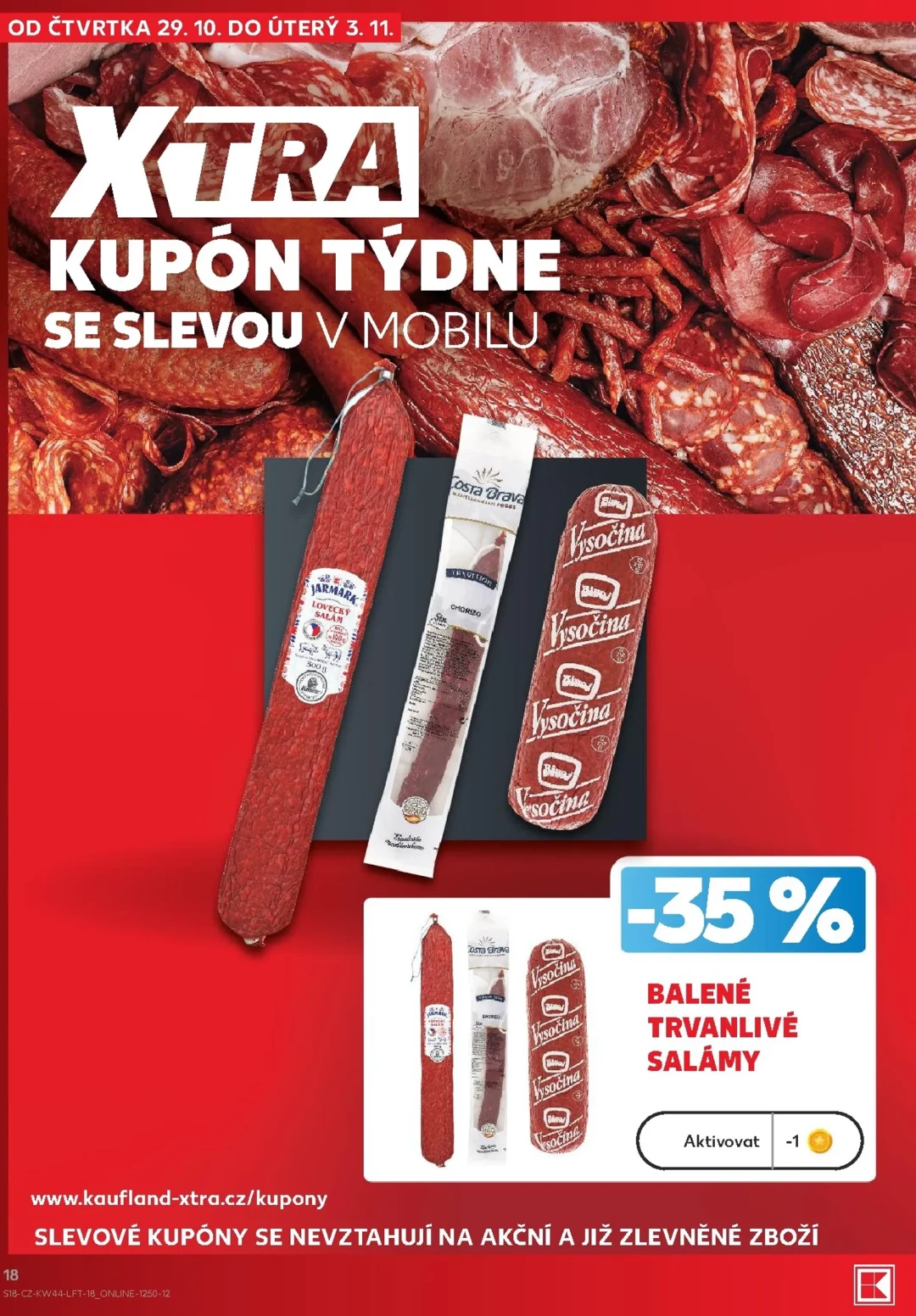 Originální strana 18 z 62 letáku Kaufland – Kaufland - Praha 4