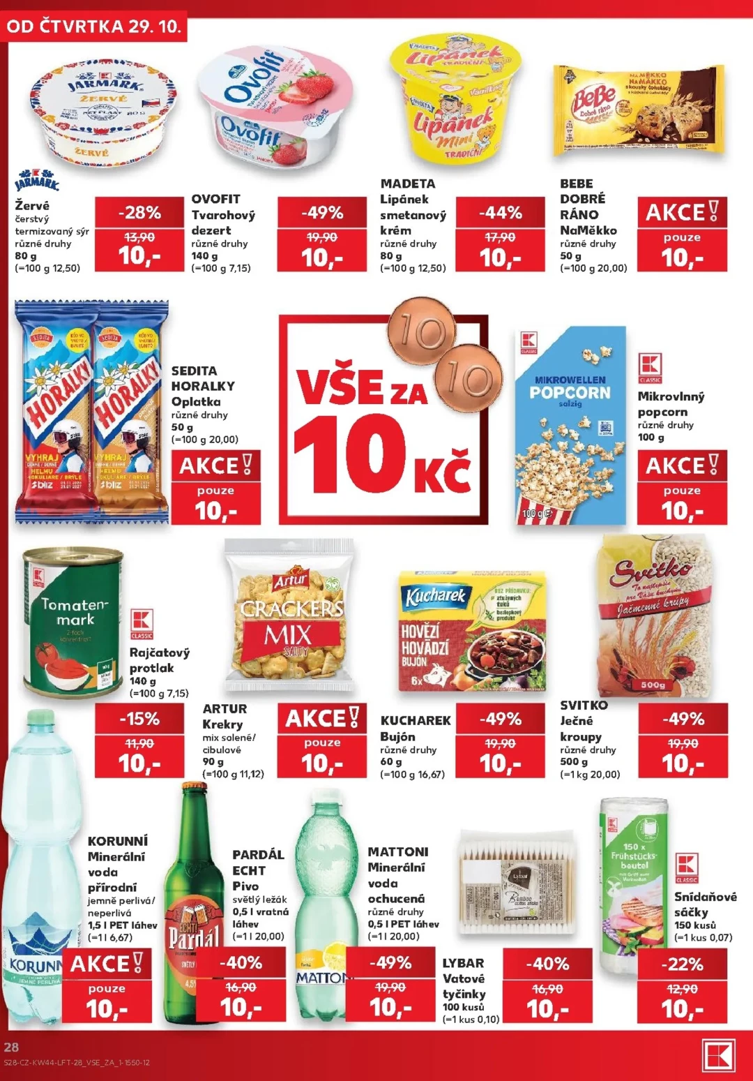 Originální strana 28 z 62 letáku Kaufland – Kaufland - Praha 4