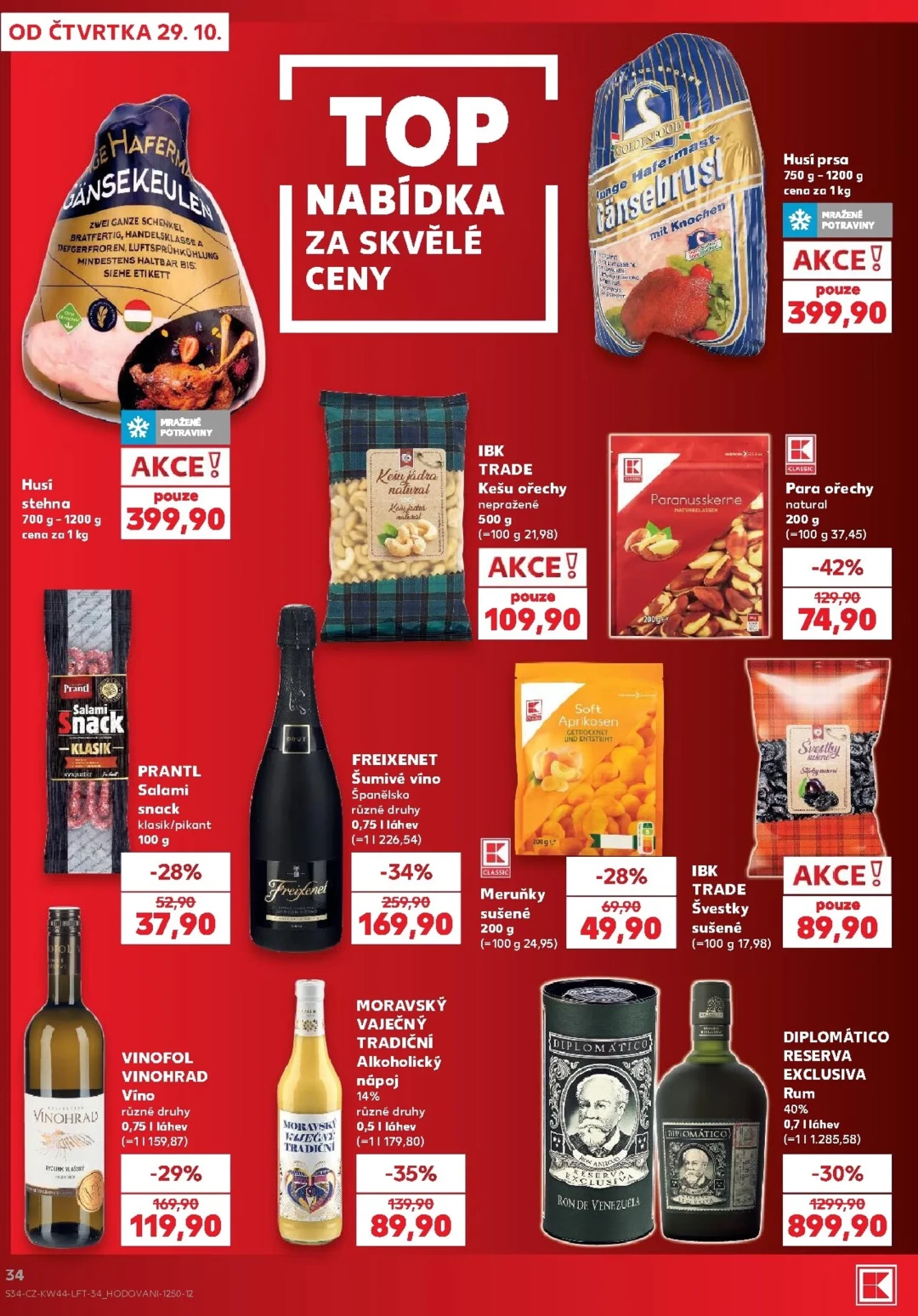 Originální strana 34 z 62 letáku Kaufland – Kaufland - Praha 4
