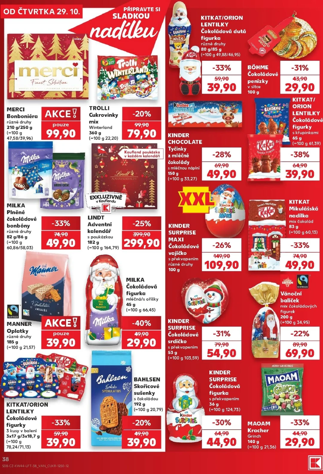 Originální strana 38 z 62 letáku Kaufland – Kaufland - Praha 4