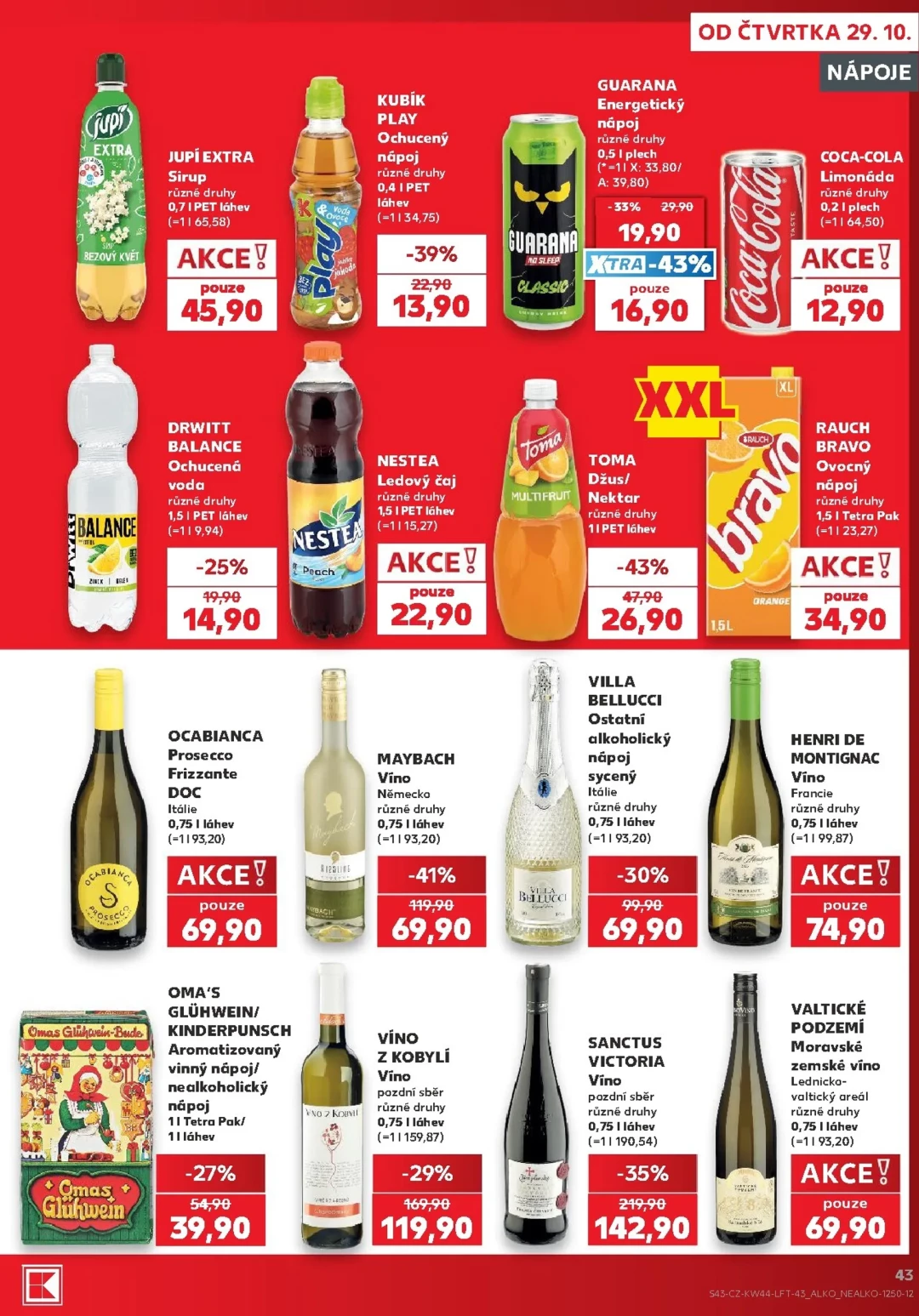 Originální strana 43 z 62 letáku Kaufland – Kaufland - Praha 4
