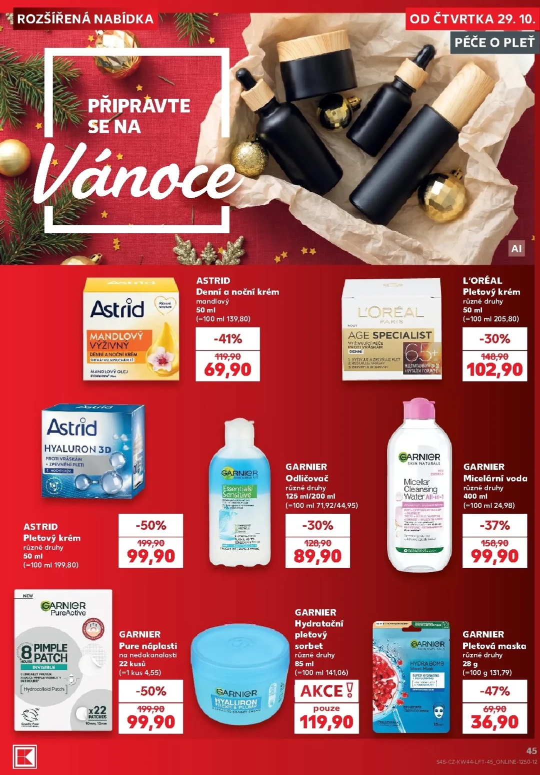 Originální strana 45 z 62 letáku Kaufland – Kaufland - Praha 4