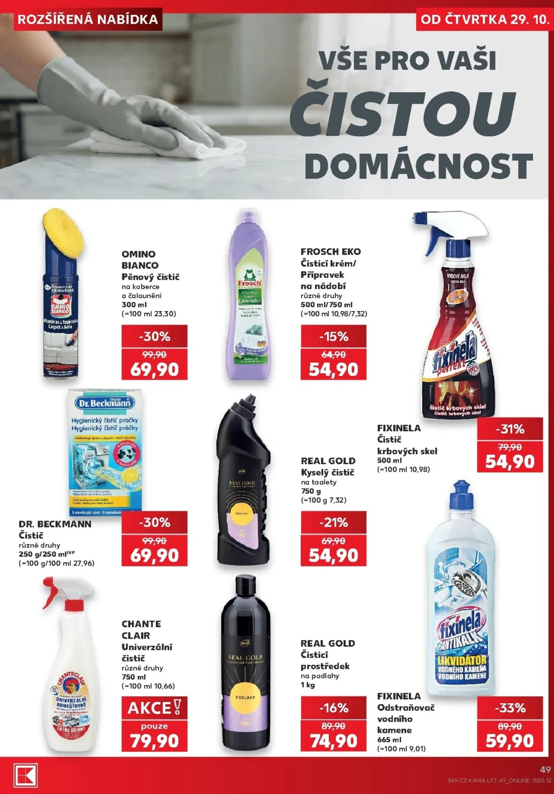 Originální strana 49 z 62 letáku Kaufland – Kaufland - Praha 4