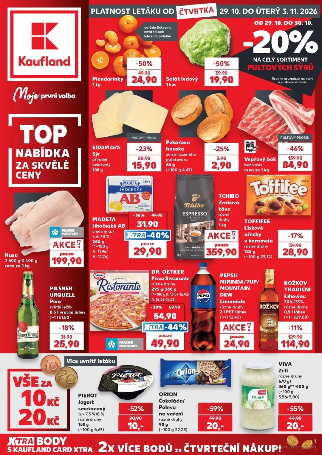 Originální strana 1 z 62 letáku Kaufland – Kaufland - Kolín