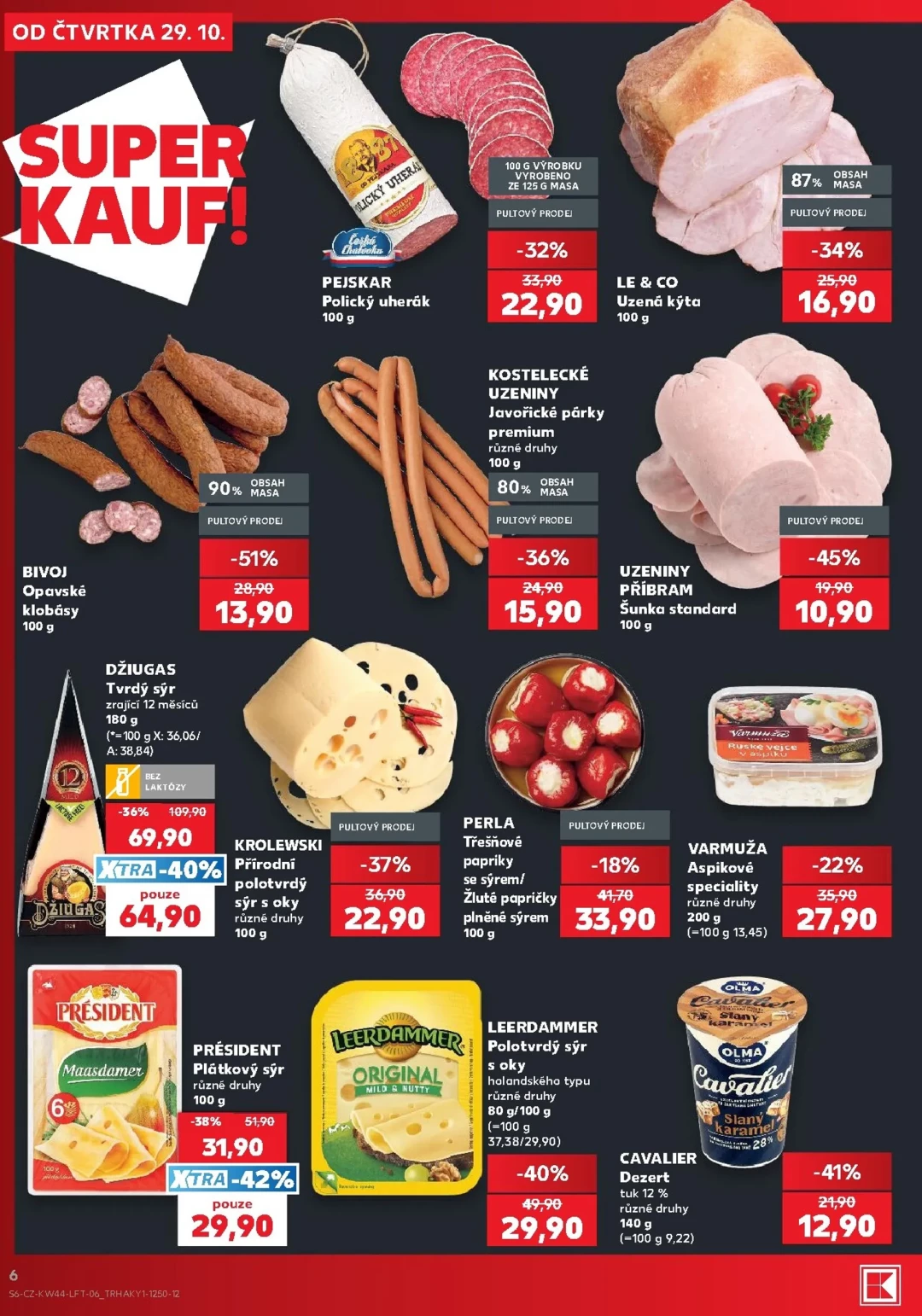 Originální strana 6 z 62 letáku Kaufland – Kaufland - Kolín