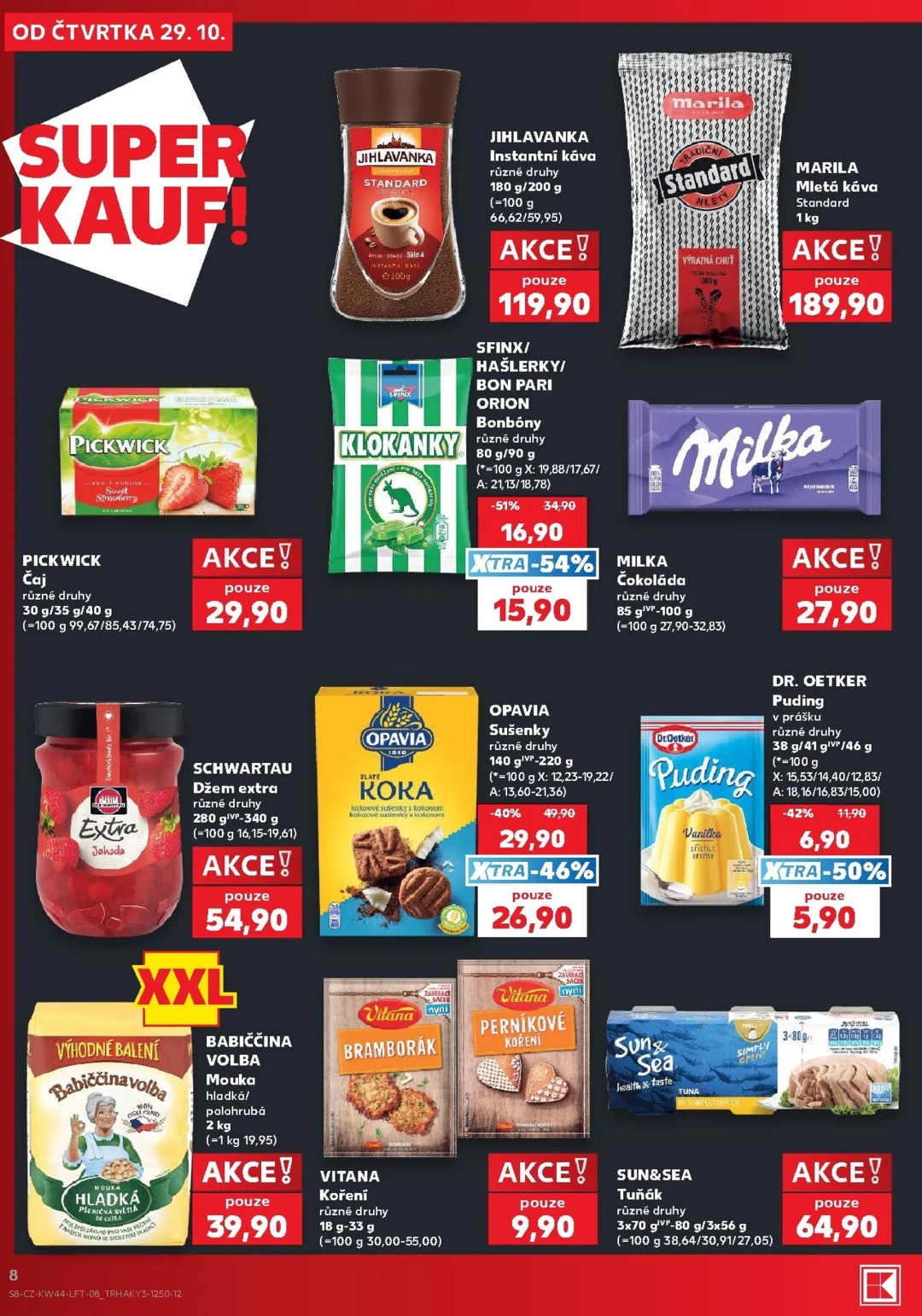 Originální strana 8 z 62 letáku Kaufland – Kaufland - Kolín