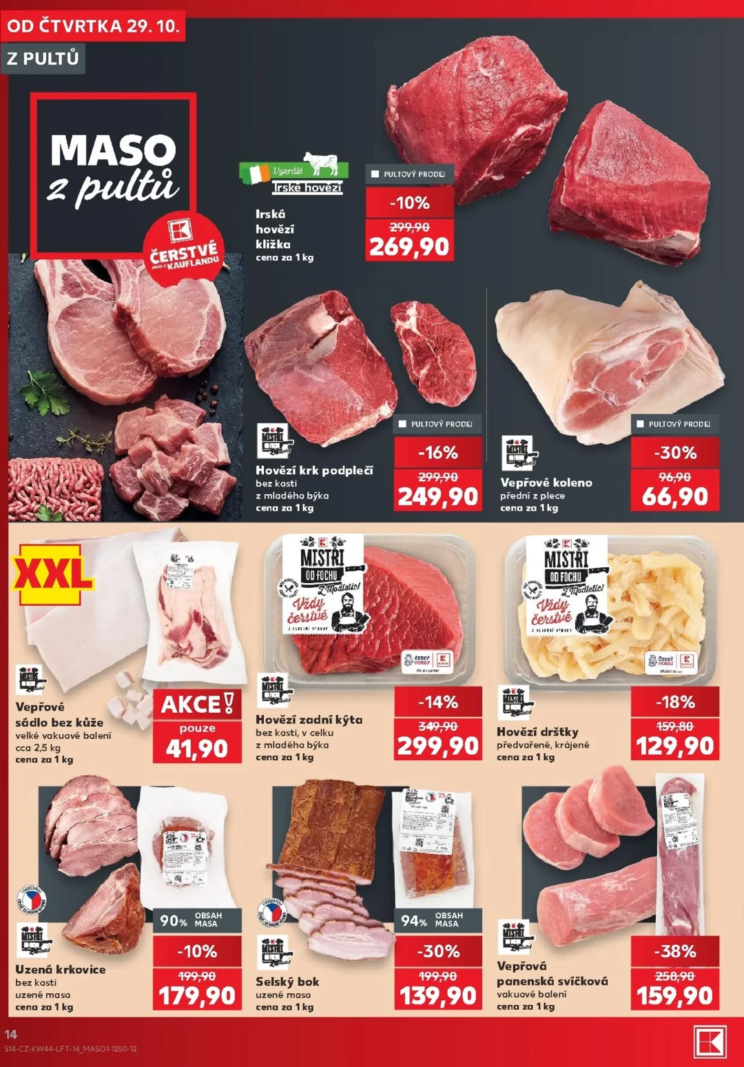 Originální strana 14 z 62 letáku Kaufland – Kaufland - Kolín