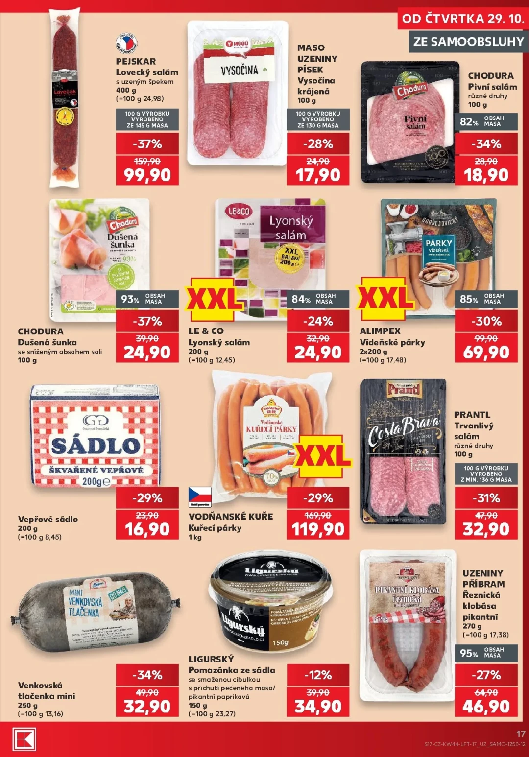 Originální strana 17 z 62 letáku Kaufland – Kaufland - Kolín
