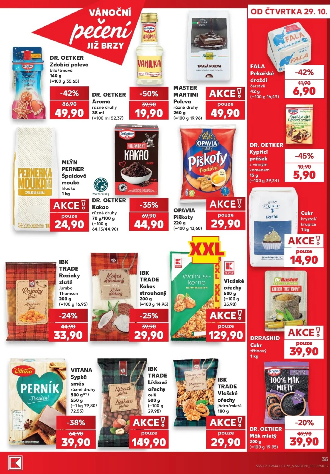 Originální strana 35 z 62 letáku Kaufland – Kaufland - Kolín