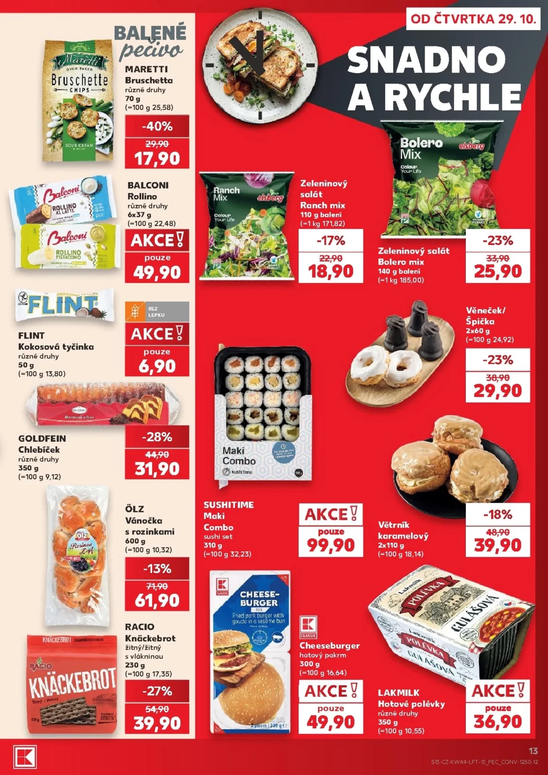 Originální strana 13 z 62 letáku Kaufland – Kaufland - Ostrava