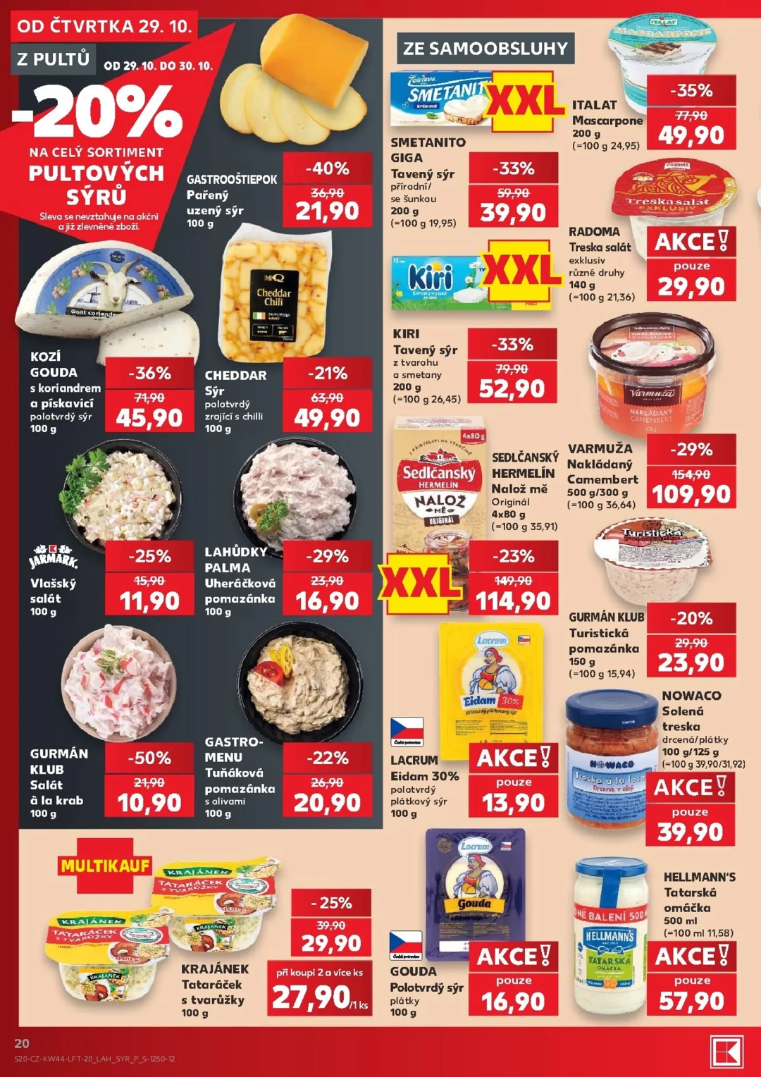 Originální strana 20 z 62 letáku Kaufland – Kaufland - Ostrava
