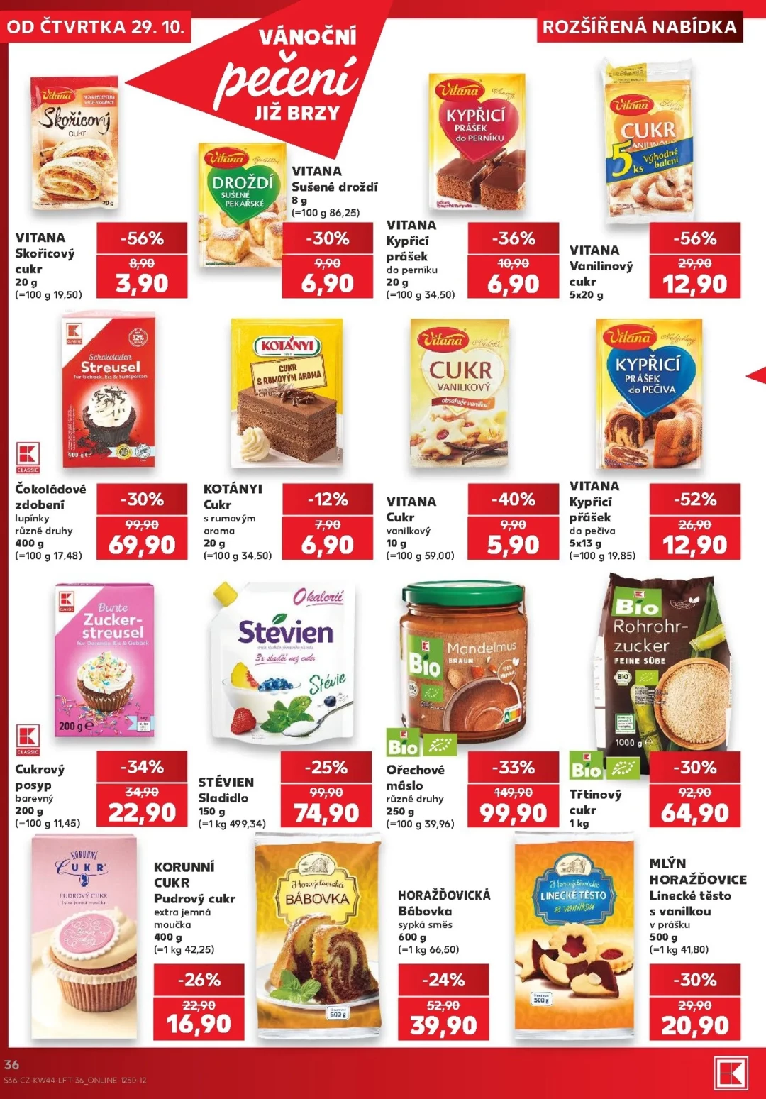 Originální strana 36 z 62 letáku Kaufland – Kaufland - Ostrava
