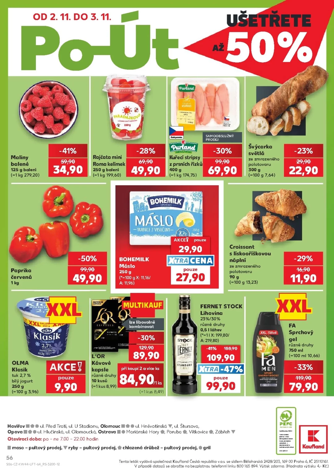 Originální strana 56 z 62 letáku Kaufland – Kaufland - Ostrava