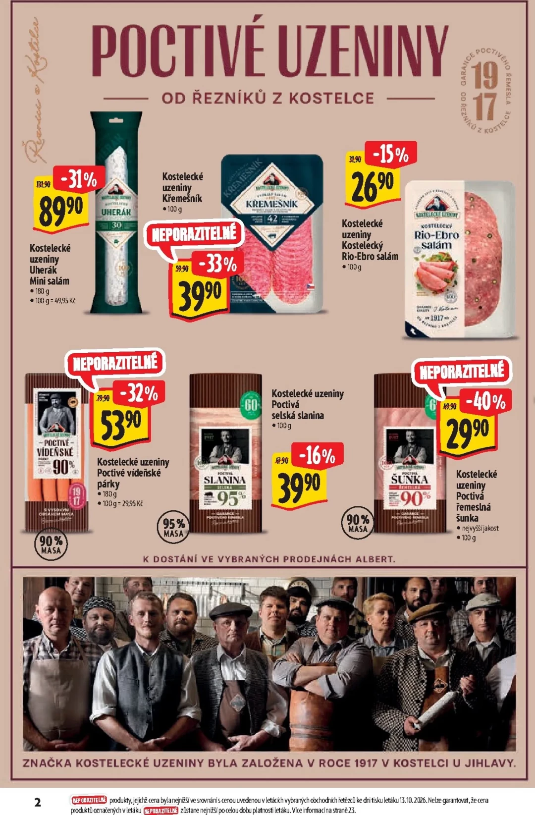 Originální strana 2 z 36 letáku Albert – Albert Hypermarket - Značková kvalita