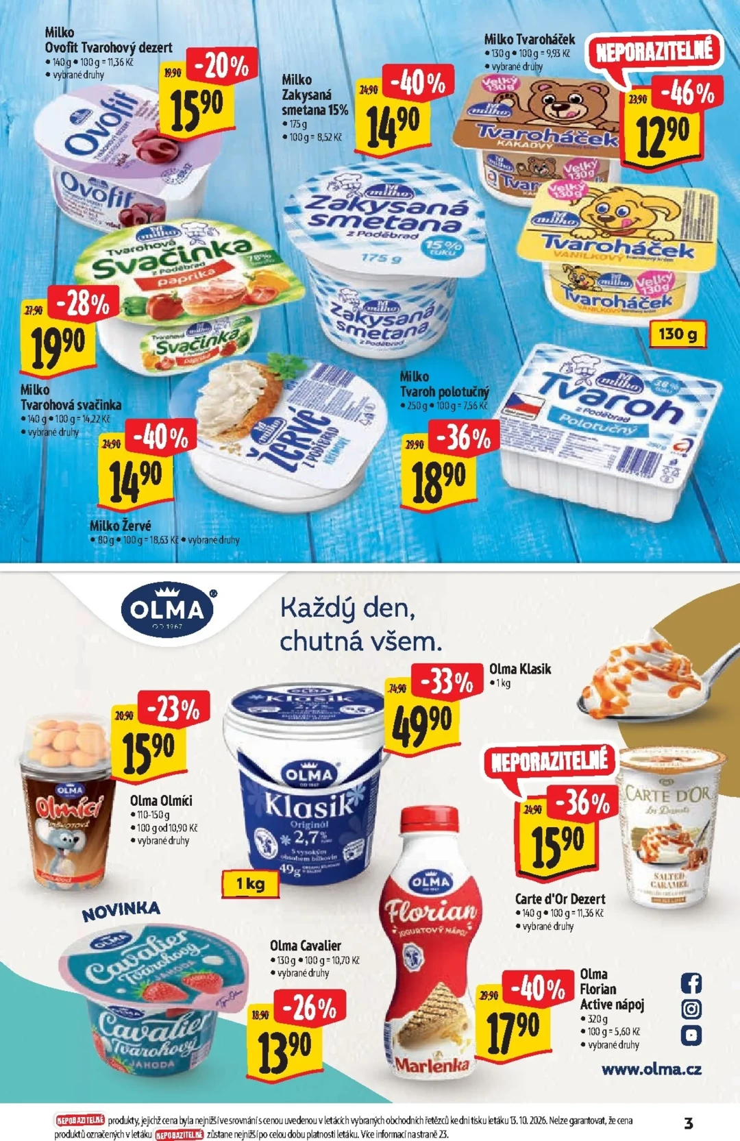Originální strana 3 z 36 letáku Albert – Albert Hypermarket - Značková kvalita