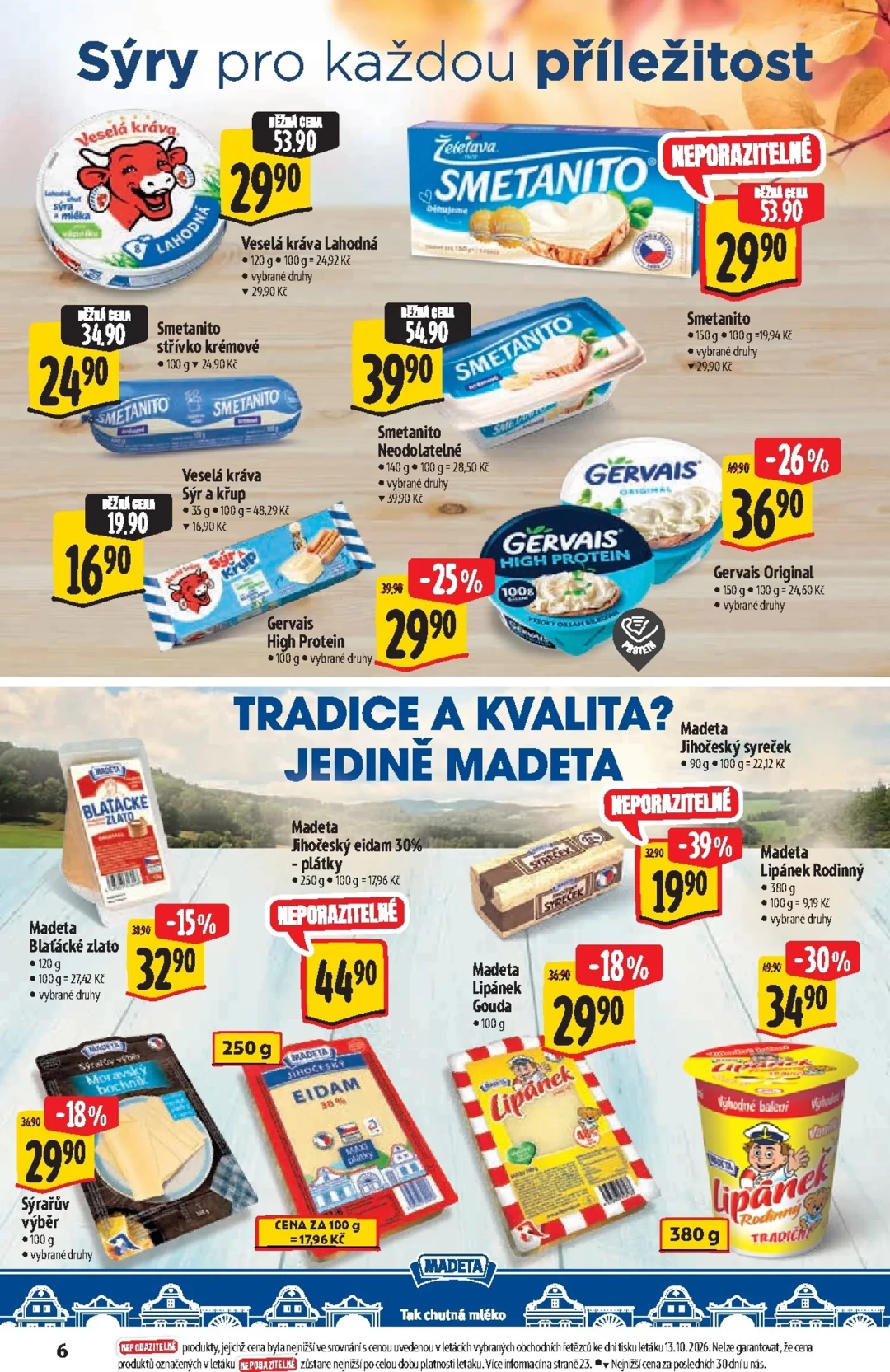 Originální strana 6 z 36 letáku Albert – Albert Hypermarket - Značková kvalita
