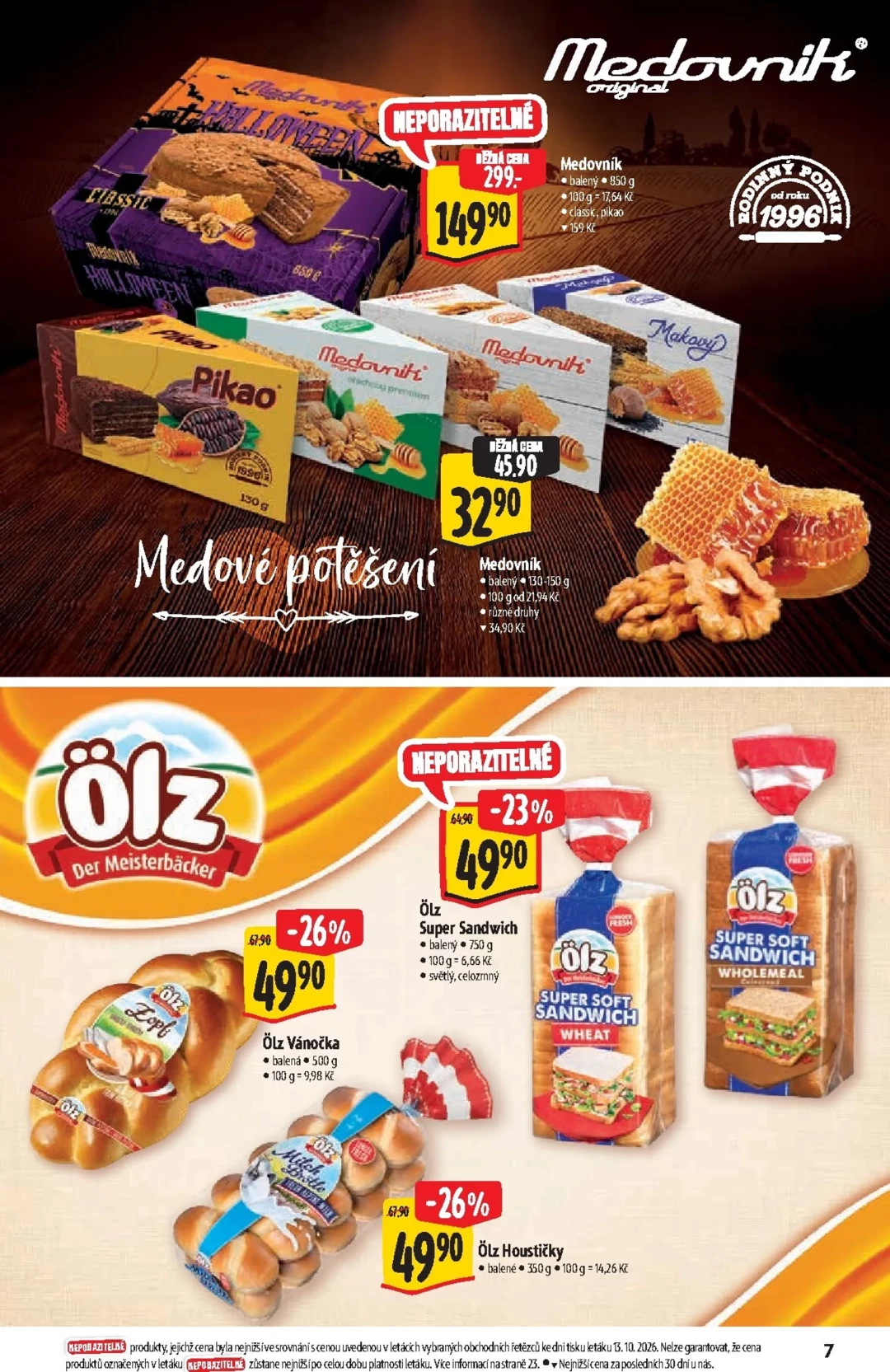 Originální strana 7 z 36 letáku Albert – Albert Hypermarket - Značková kvalita