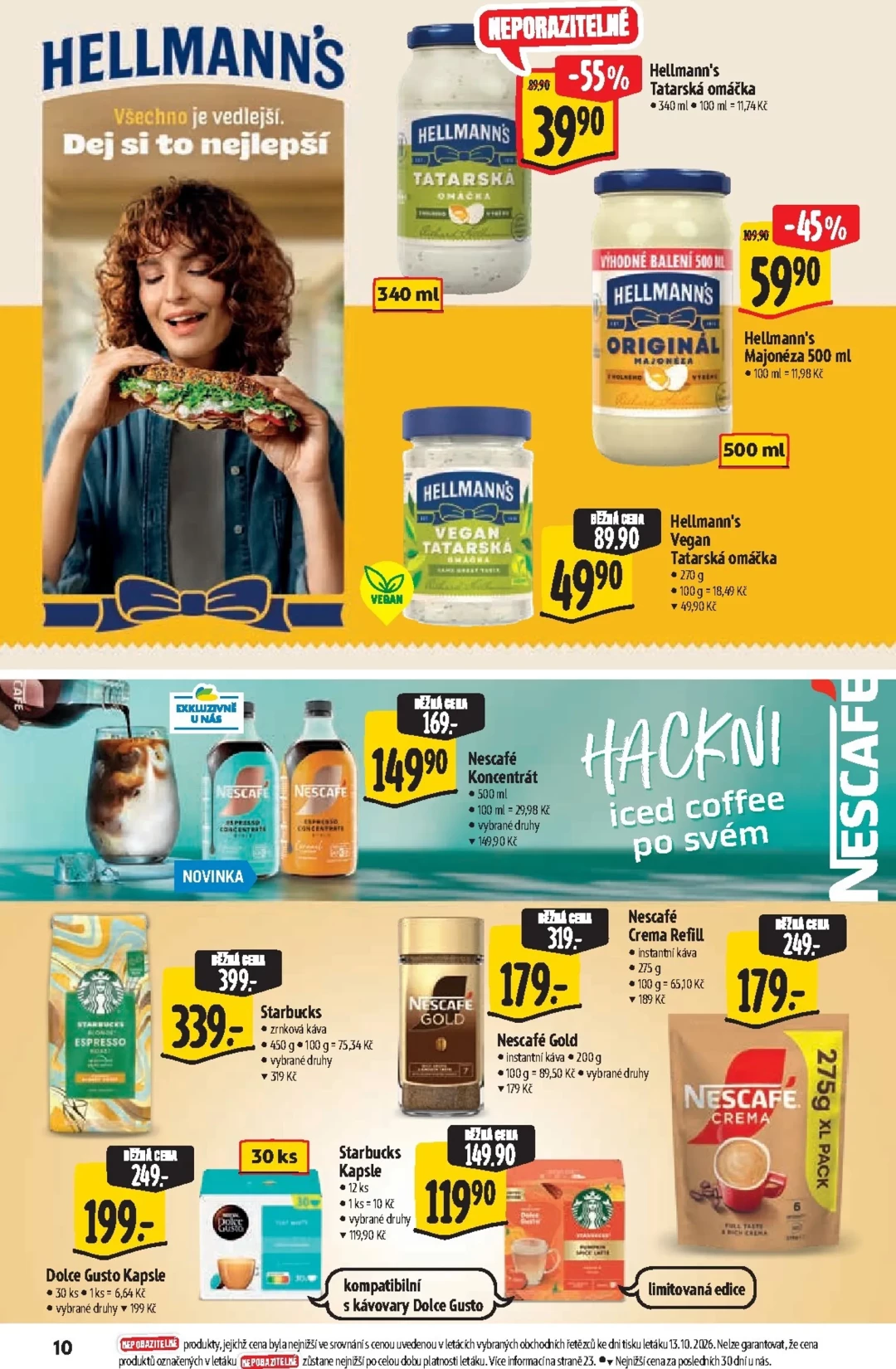 Originální strana 10 z 36 letáku Albert – Albert Hypermarket - Značková kvalita