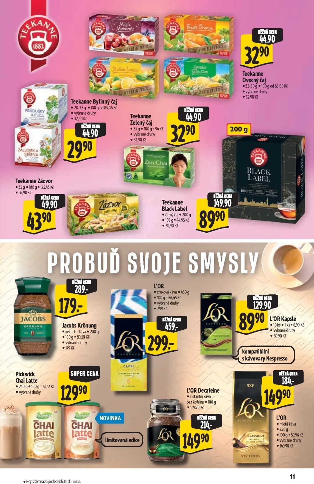 Originální strana 11 z 36 letáku Albert – Albert Hypermarket - Značková kvalita