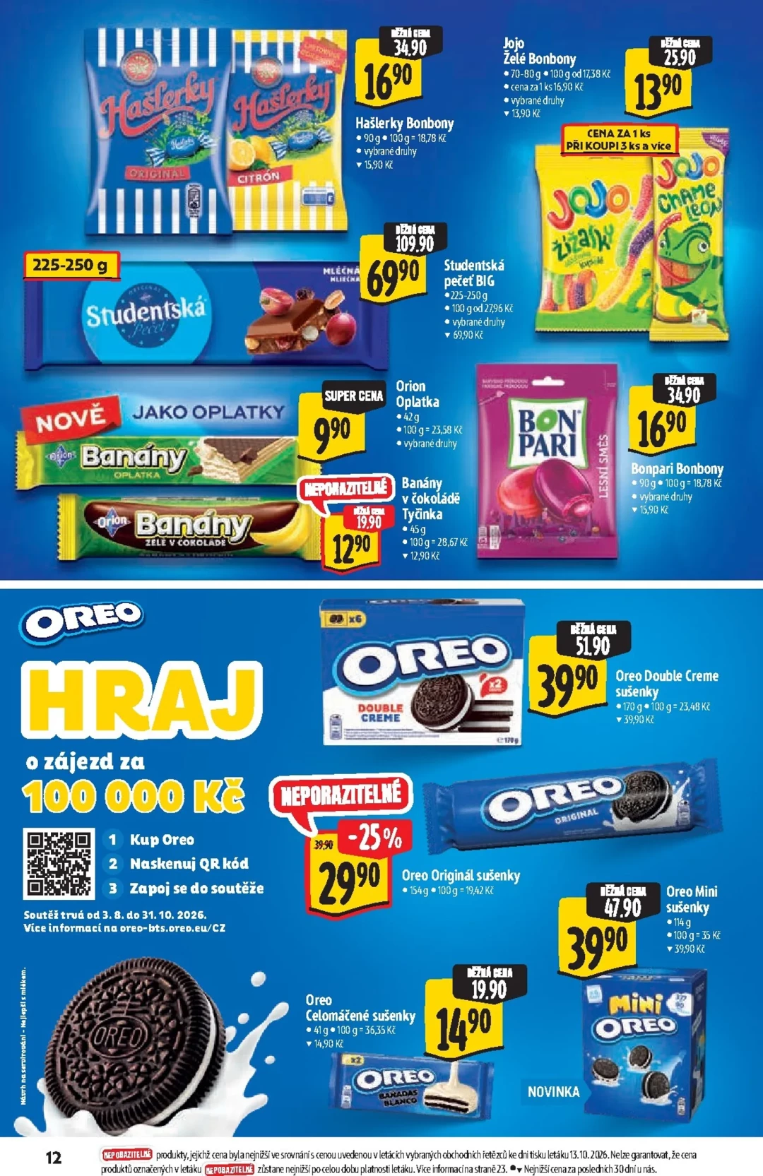 Originální strana 12 z 36 letáku Albert – Albert Hypermarket - Značková kvalita