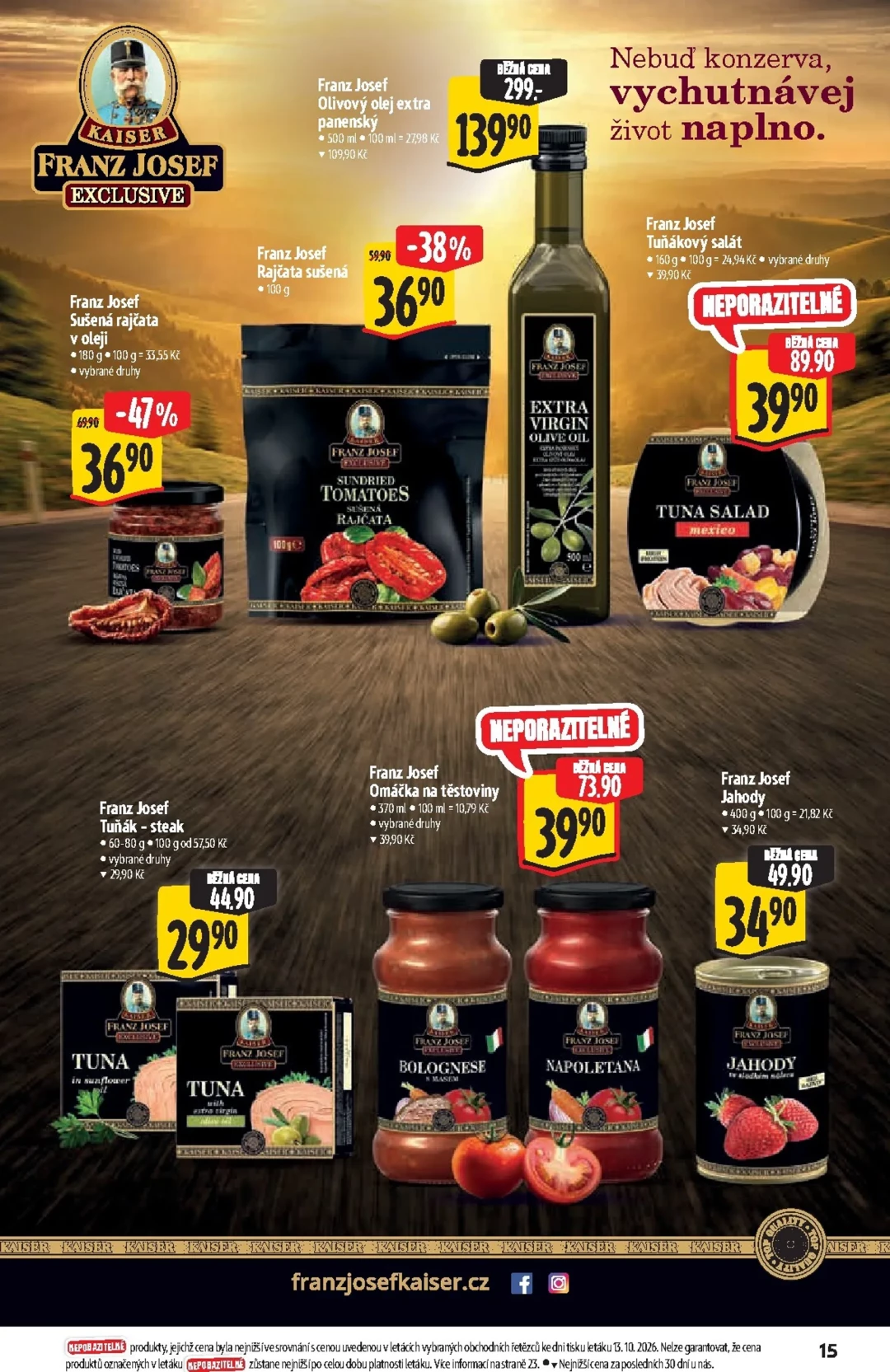 Originální strana 15 z 36 letáku Albert – Albert Hypermarket - Značková kvalita