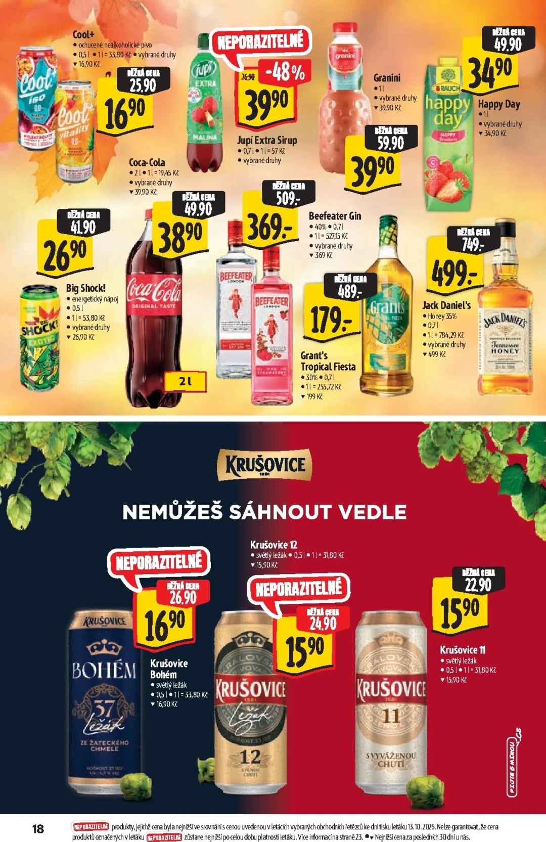 Originální strana 18 z 36 letáku Albert – Albert Hypermarket - Značková kvalita