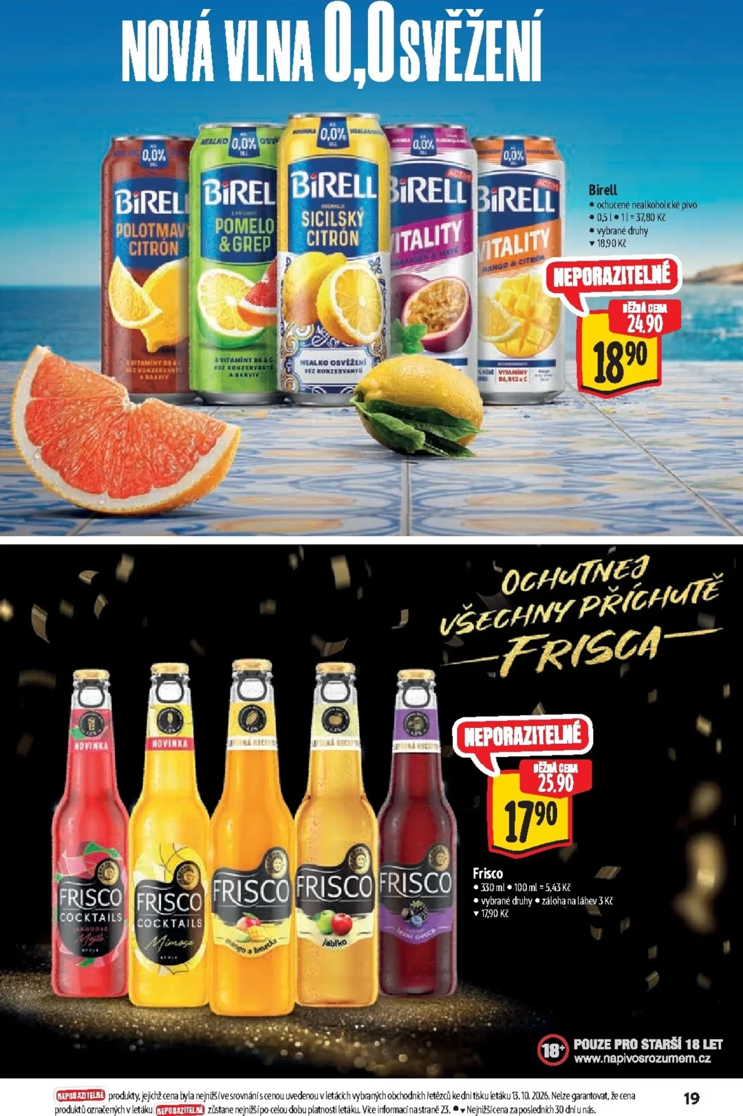 Originální strana 19 z 36 letáku Albert – Albert Hypermarket - Značková kvalita