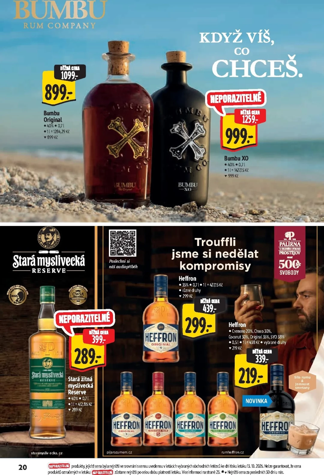 Originální strana 20 z 36 letáku Albert – Albert Hypermarket - Značková kvalita