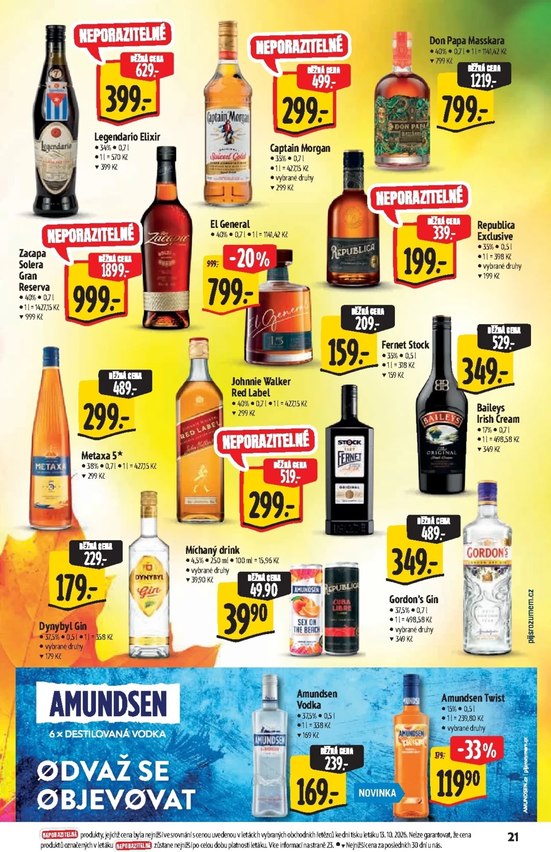 Originální strana 21 z 36 letáku Albert – Albert Hypermarket - Značková kvalita