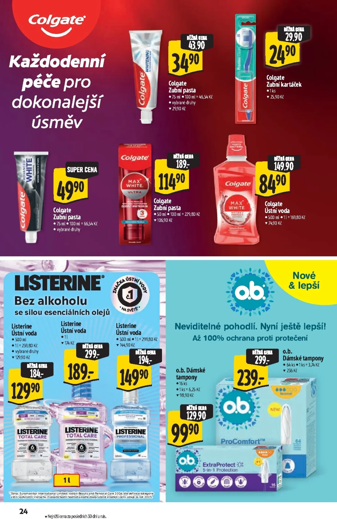 Originální strana 24 z 36 letáku Albert – Albert Hypermarket - Značková kvalita