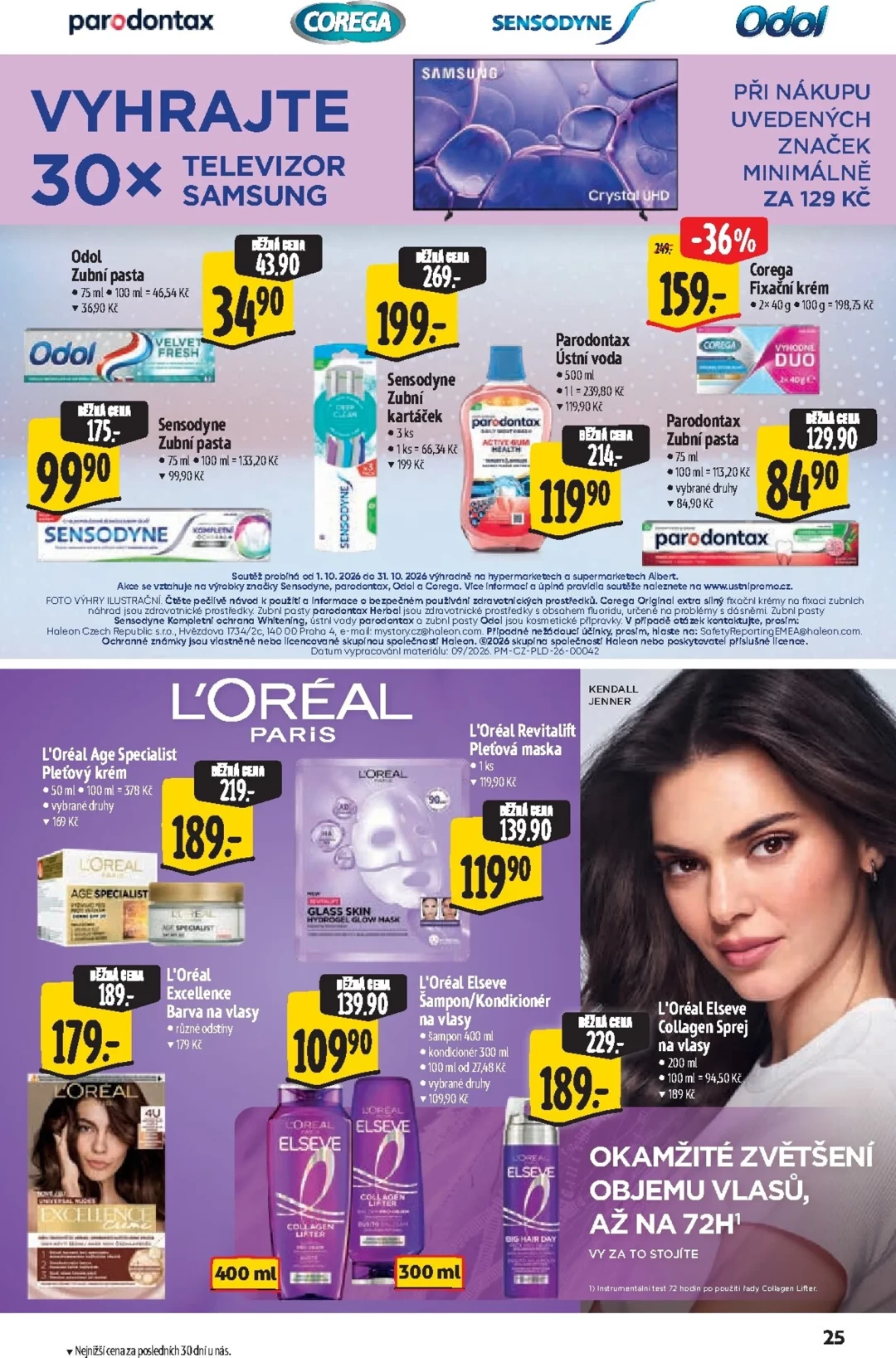 Originální strana 25 z 36 letáku Albert – Albert Hypermarket - Značková kvalita