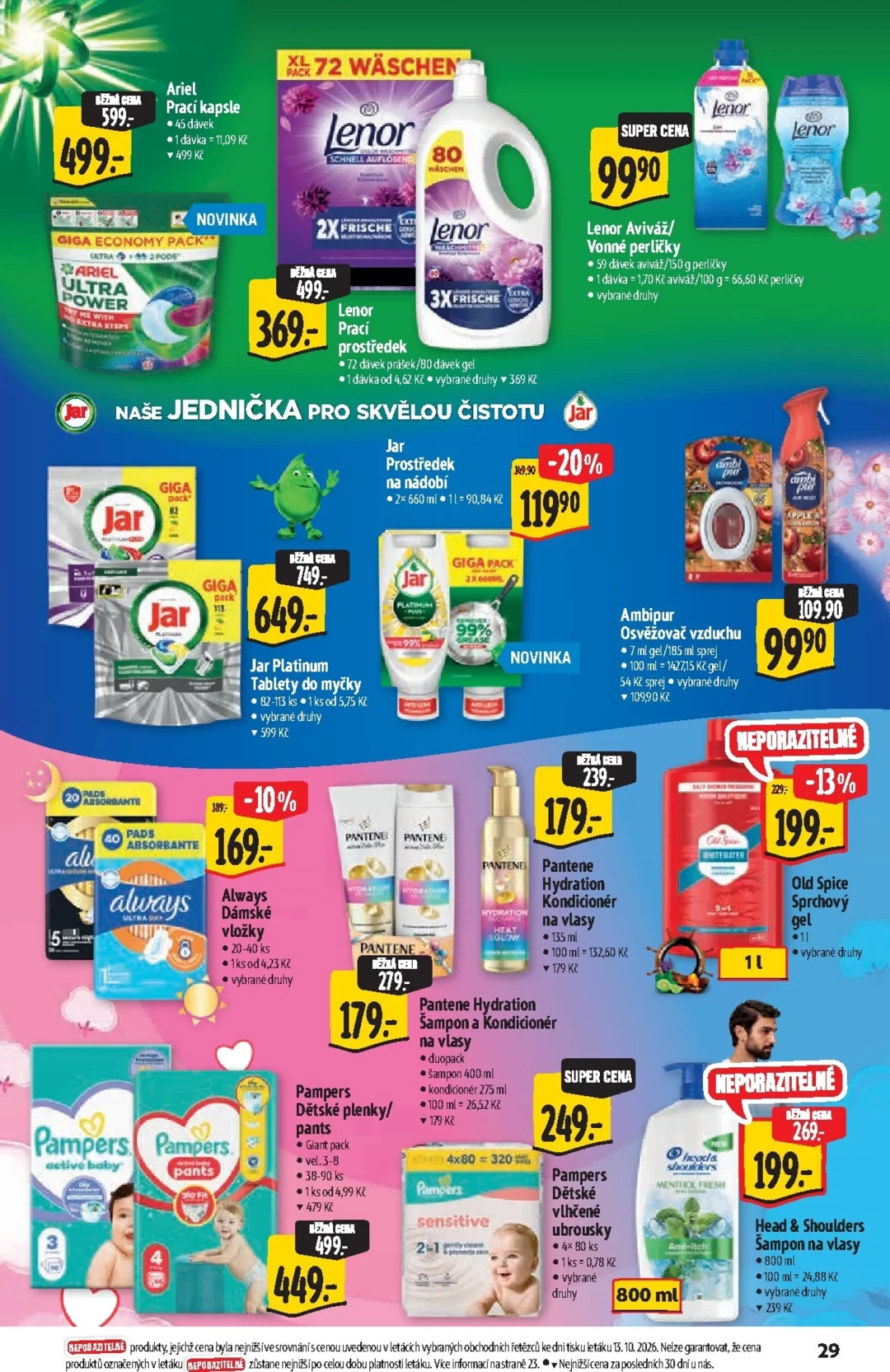 Originální strana 29 z 36 letáku Albert – Albert Hypermarket - Značková kvalita