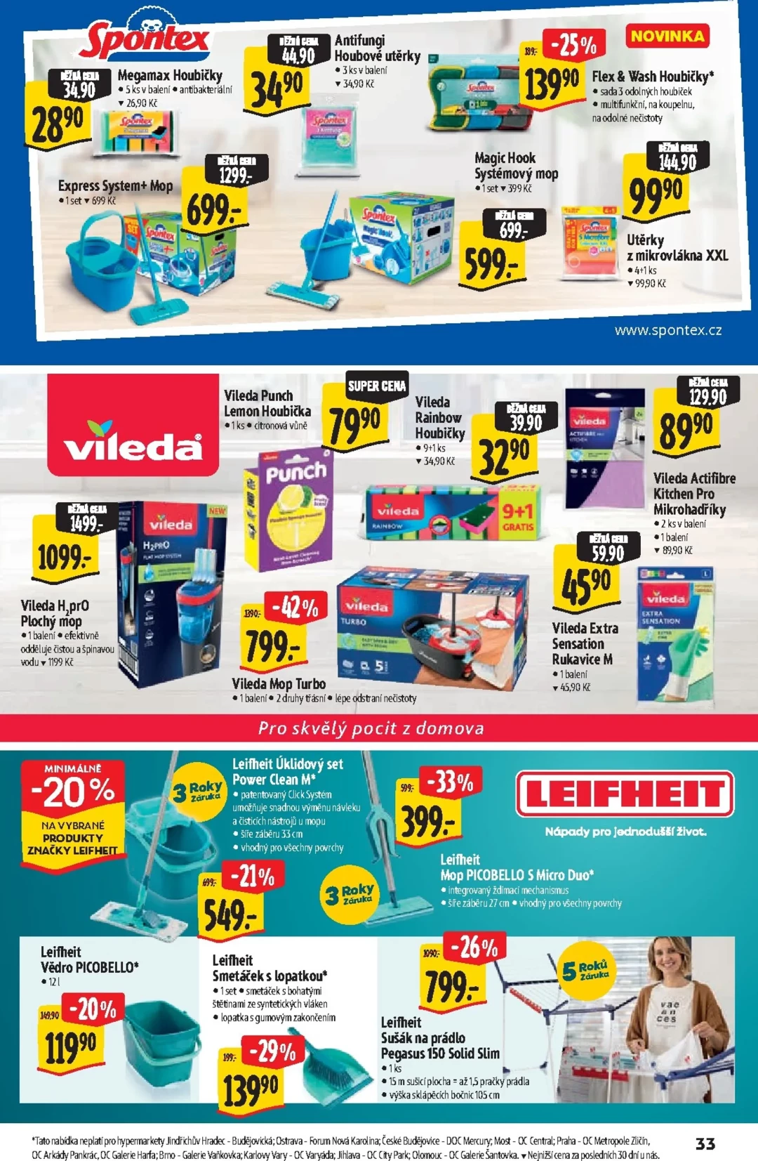 Originální strana 33 z 36 letáku Albert – Albert Hypermarket - Značková kvalita