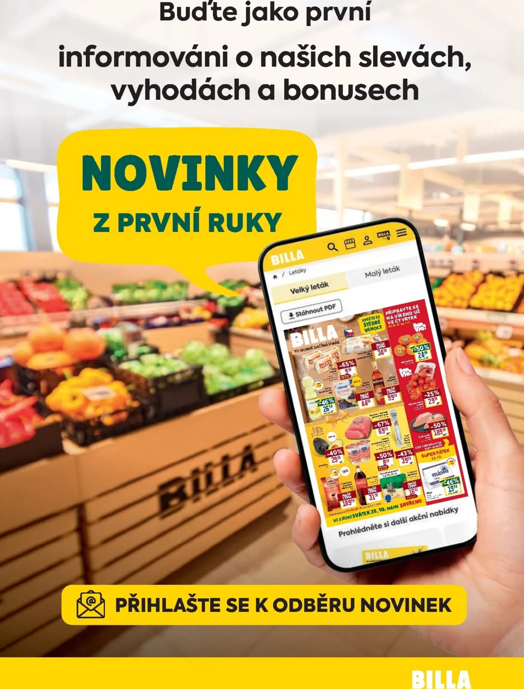 Originální strana 27 z 37 letáku Billa – Billa