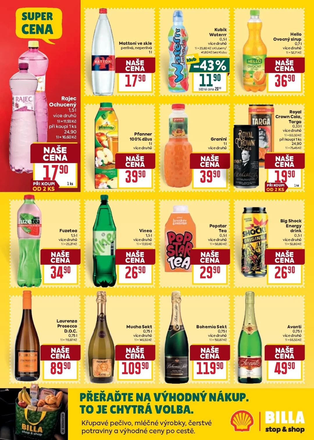 Originální strana 28 z 37 letáku Billa – Billa