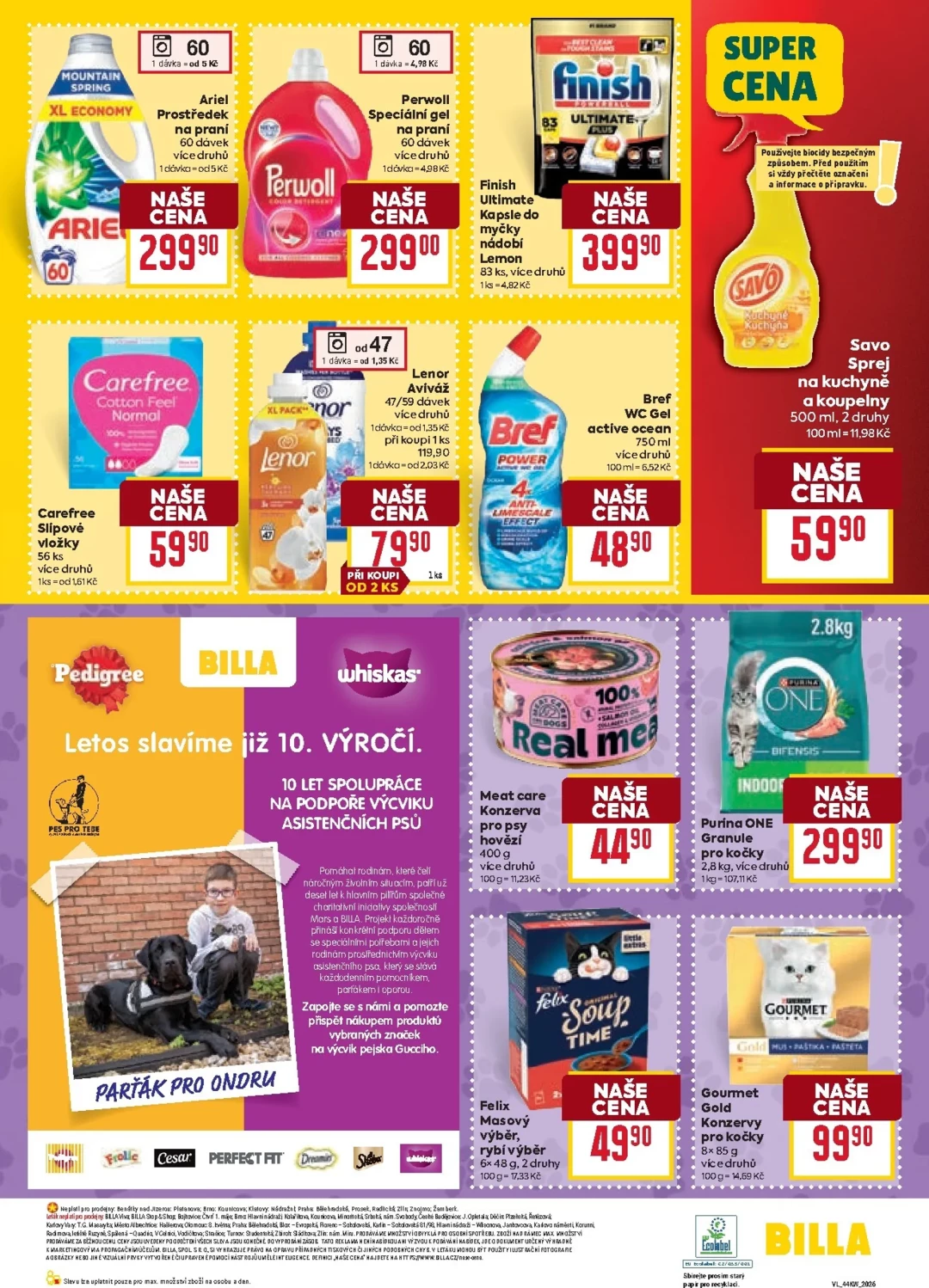Originální strana 31 z 37 letáku Billa – Billa