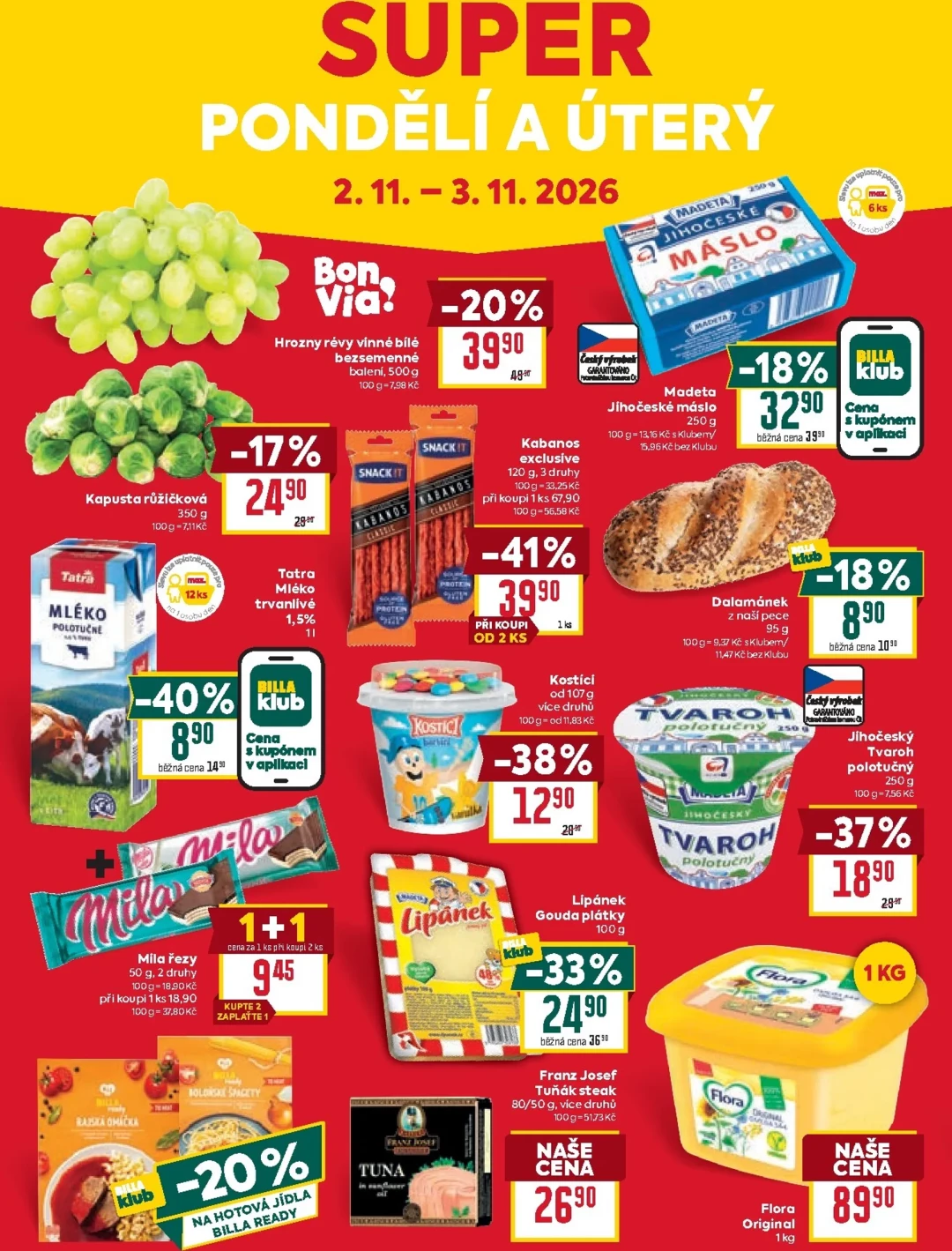 Originální strana 34 z 37 letáku Billa – Billa
