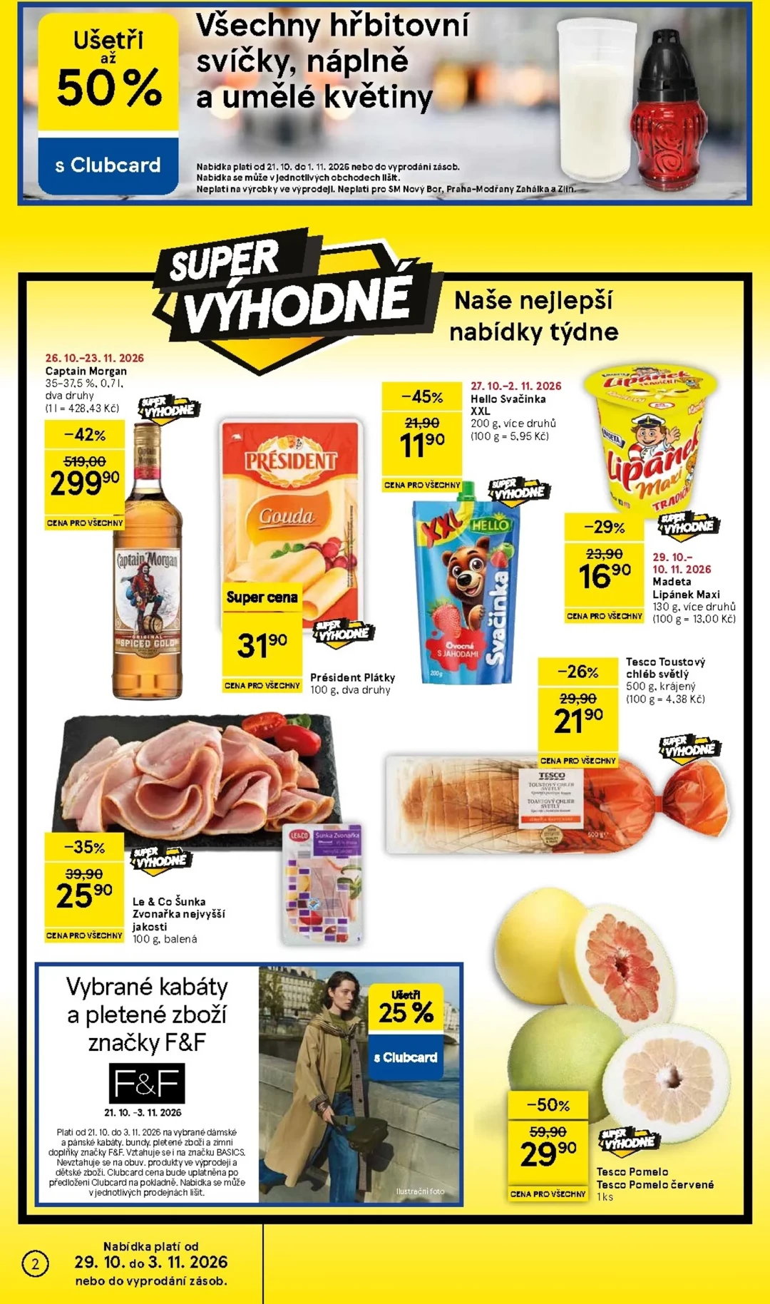 Originální strana 2 z 16 letáku Tesco – Tesco supermarket
