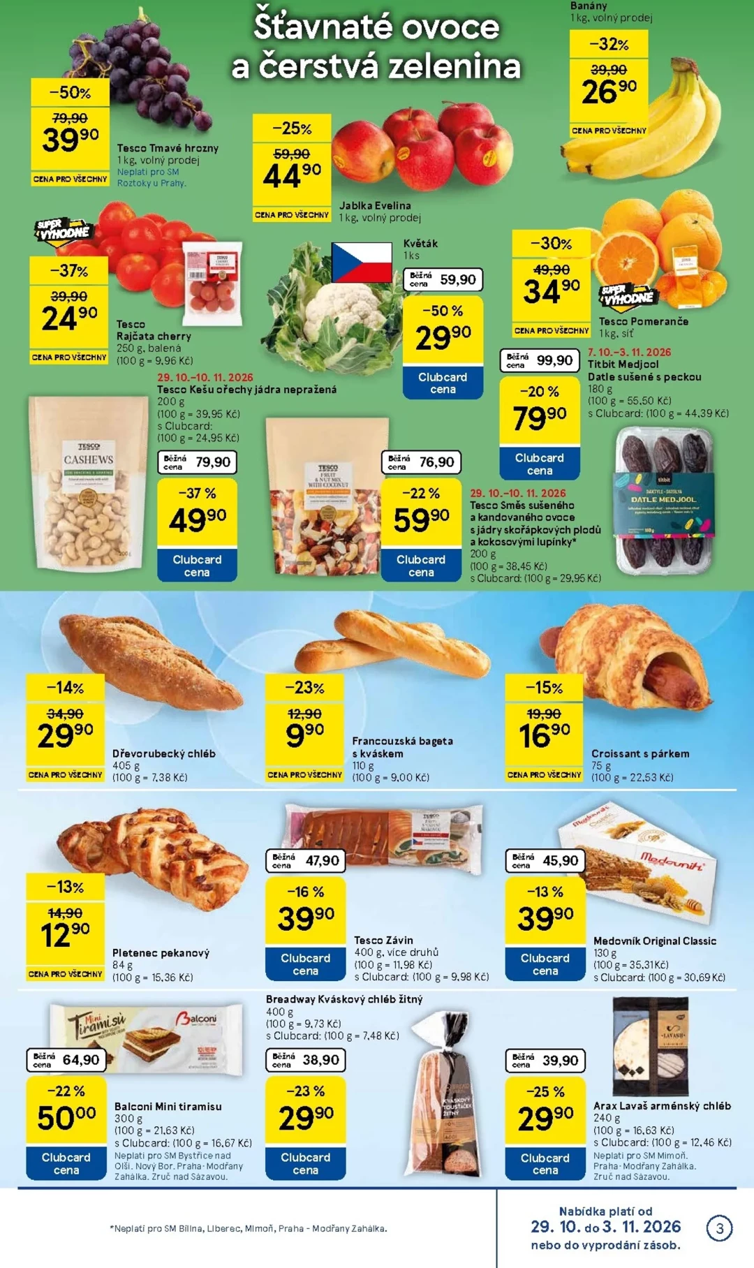 Originální strana 3 z 16 letáku Tesco – Tesco supermarket