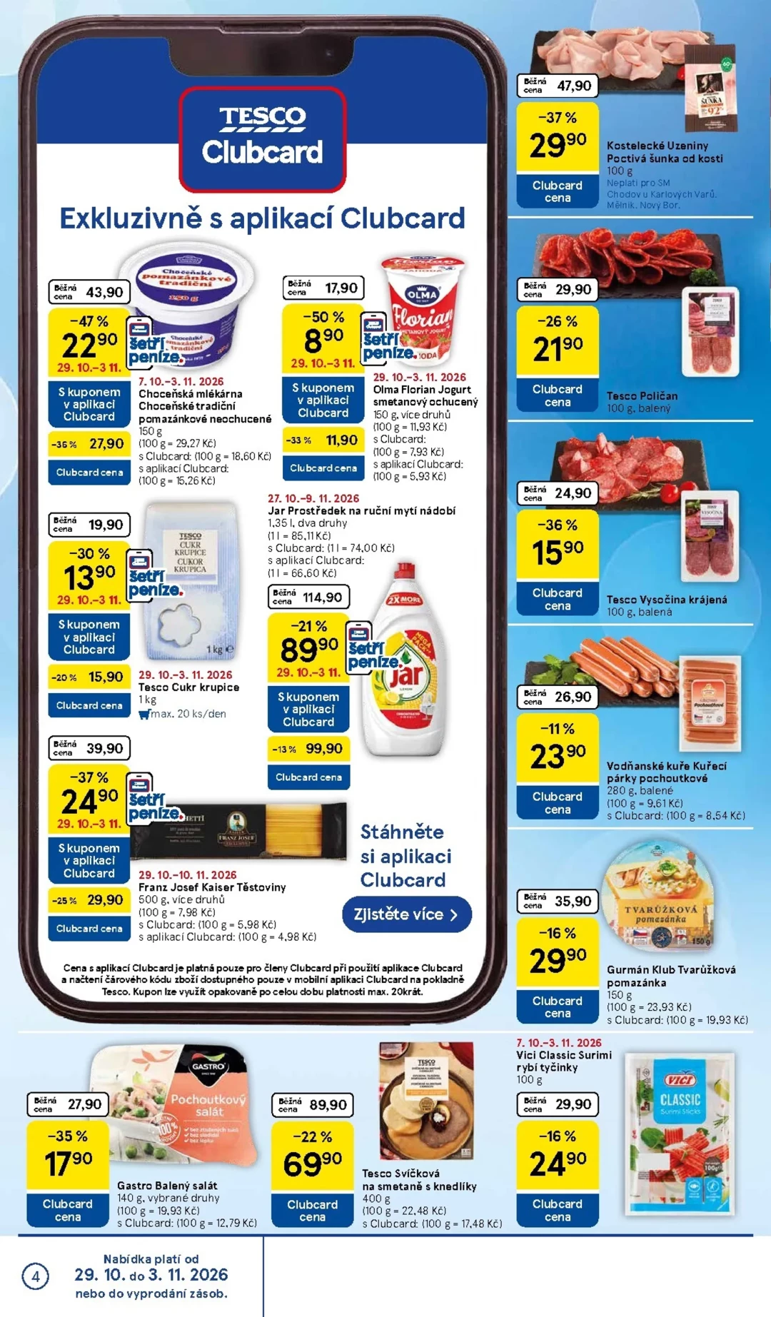 Originální strana 4 z 16 letáku Tesco – Tesco supermarket
