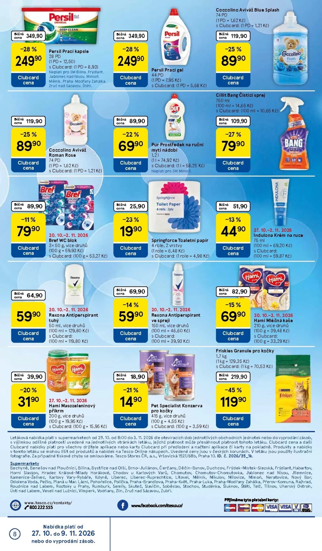 Originální strana 8 z 16 letáku Tesco – Tesco supermarket