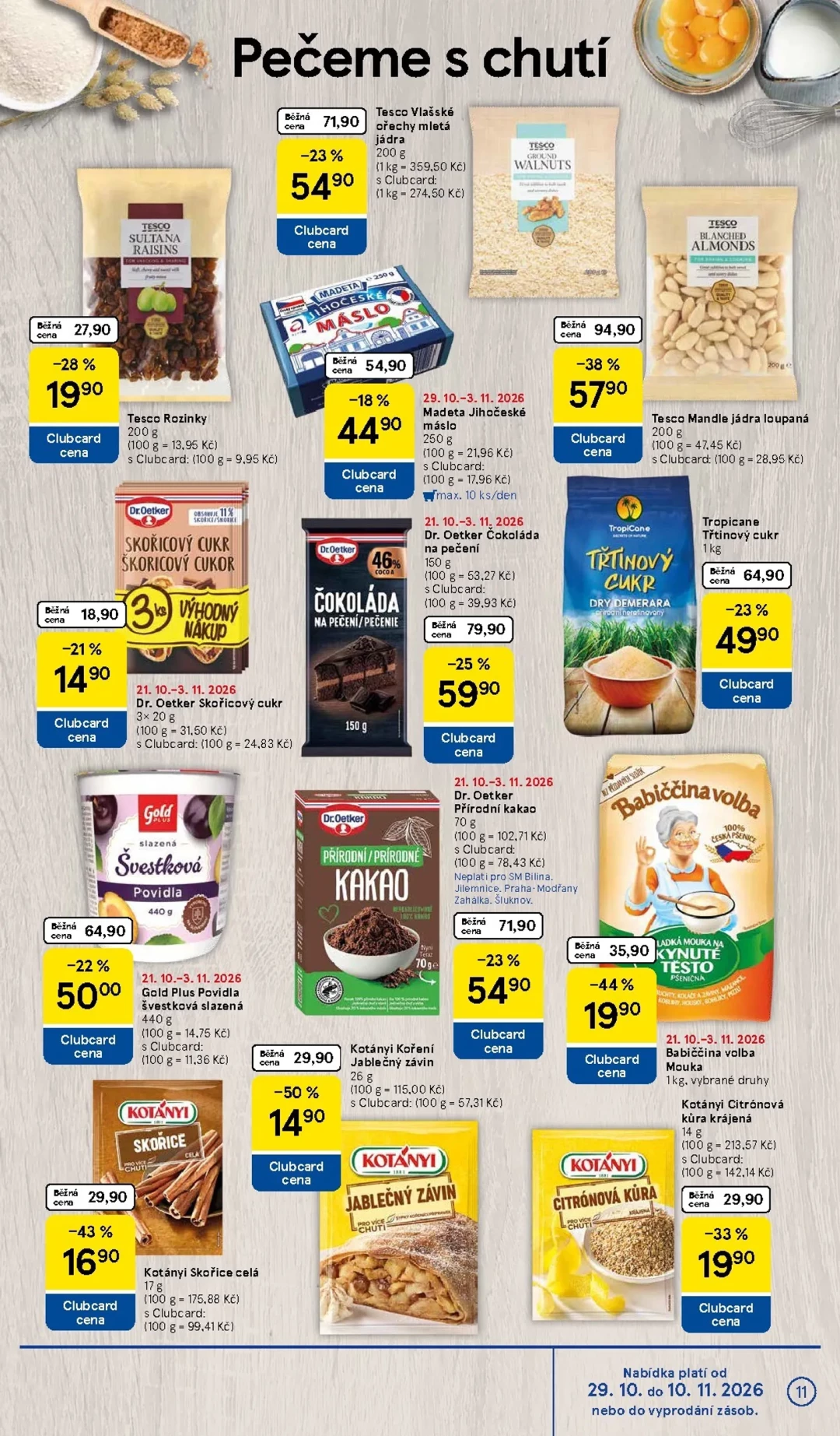 Originální strana 11 z 16 letáku Tesco – Tesco supermarket