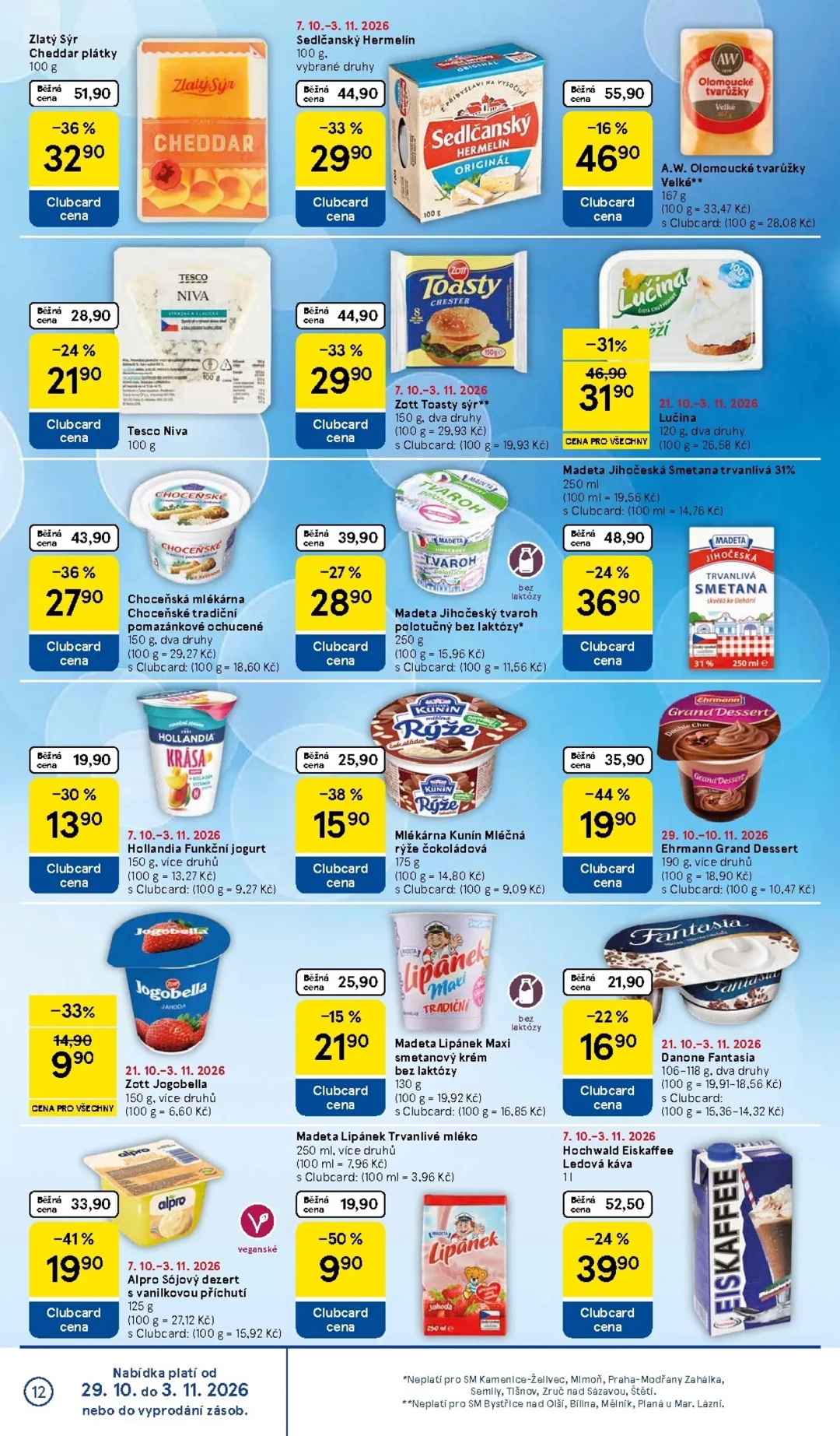 Originální strana 12 z 16 letáku Tesco – Tesco supermarket
