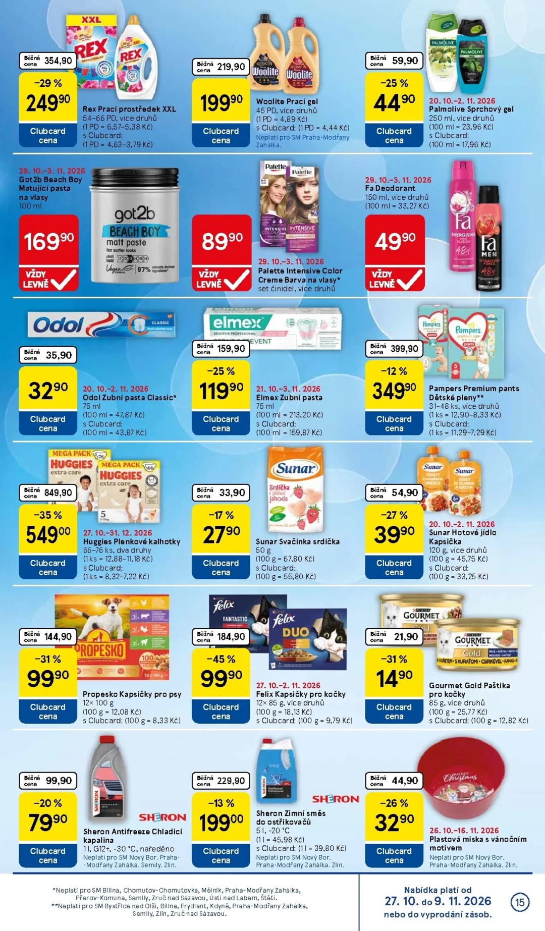 Originální strana 15 z 16 letáku Tesco – Tesco supermarket