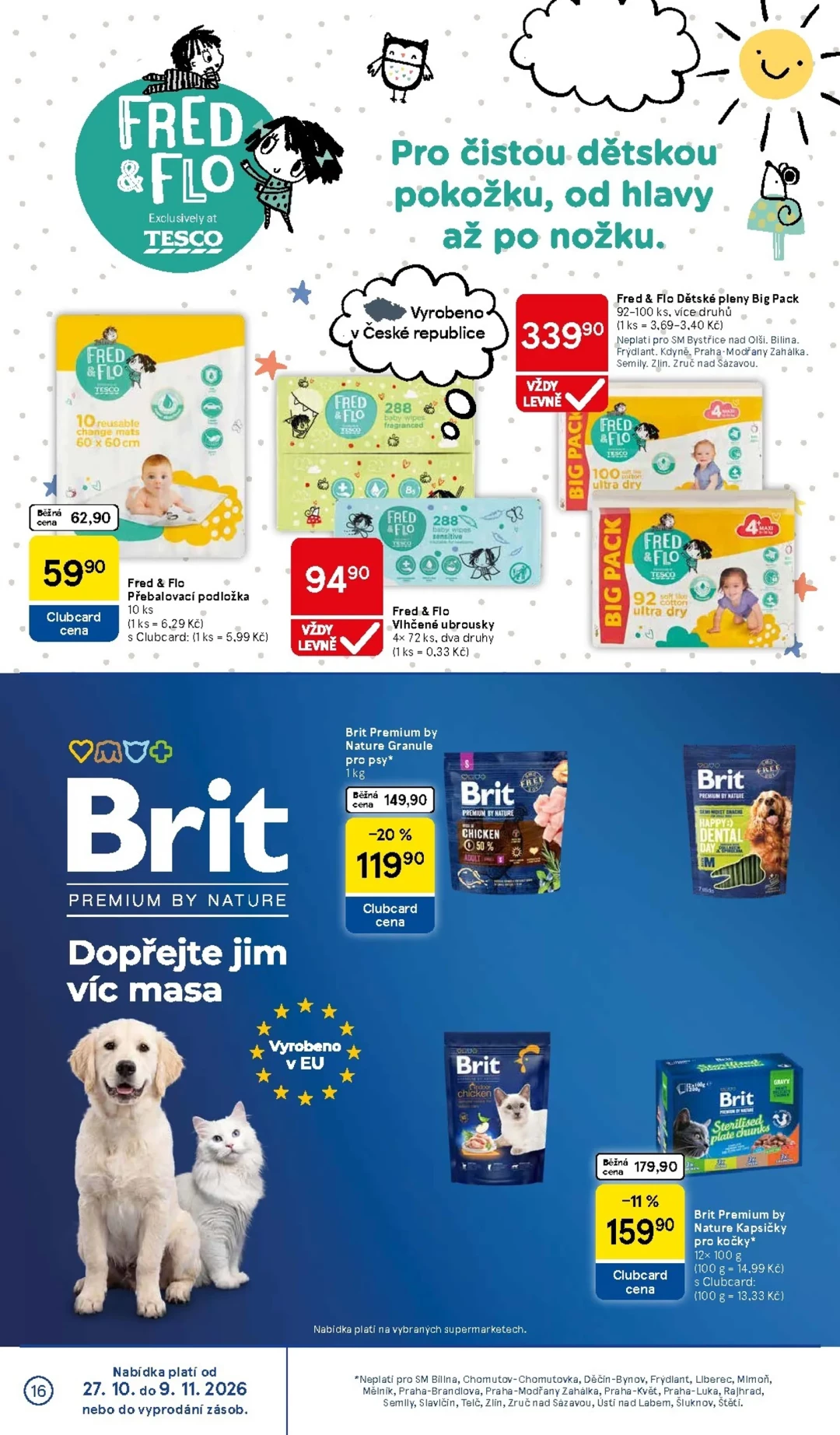 Originální strana 16 z 16 letáku Tesco – Tesco supermarket