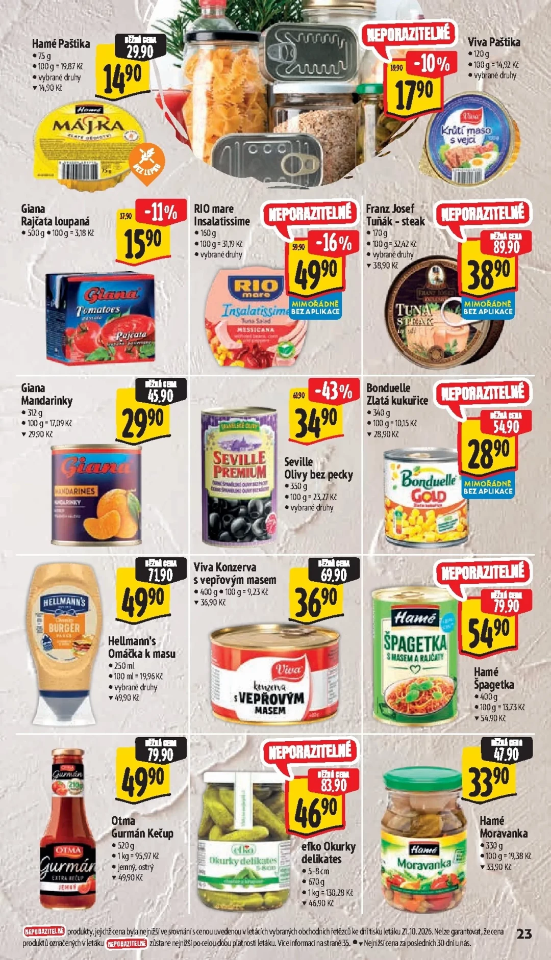 Originální strana 31 z 60 letáku Albert – Albert Hypermarket