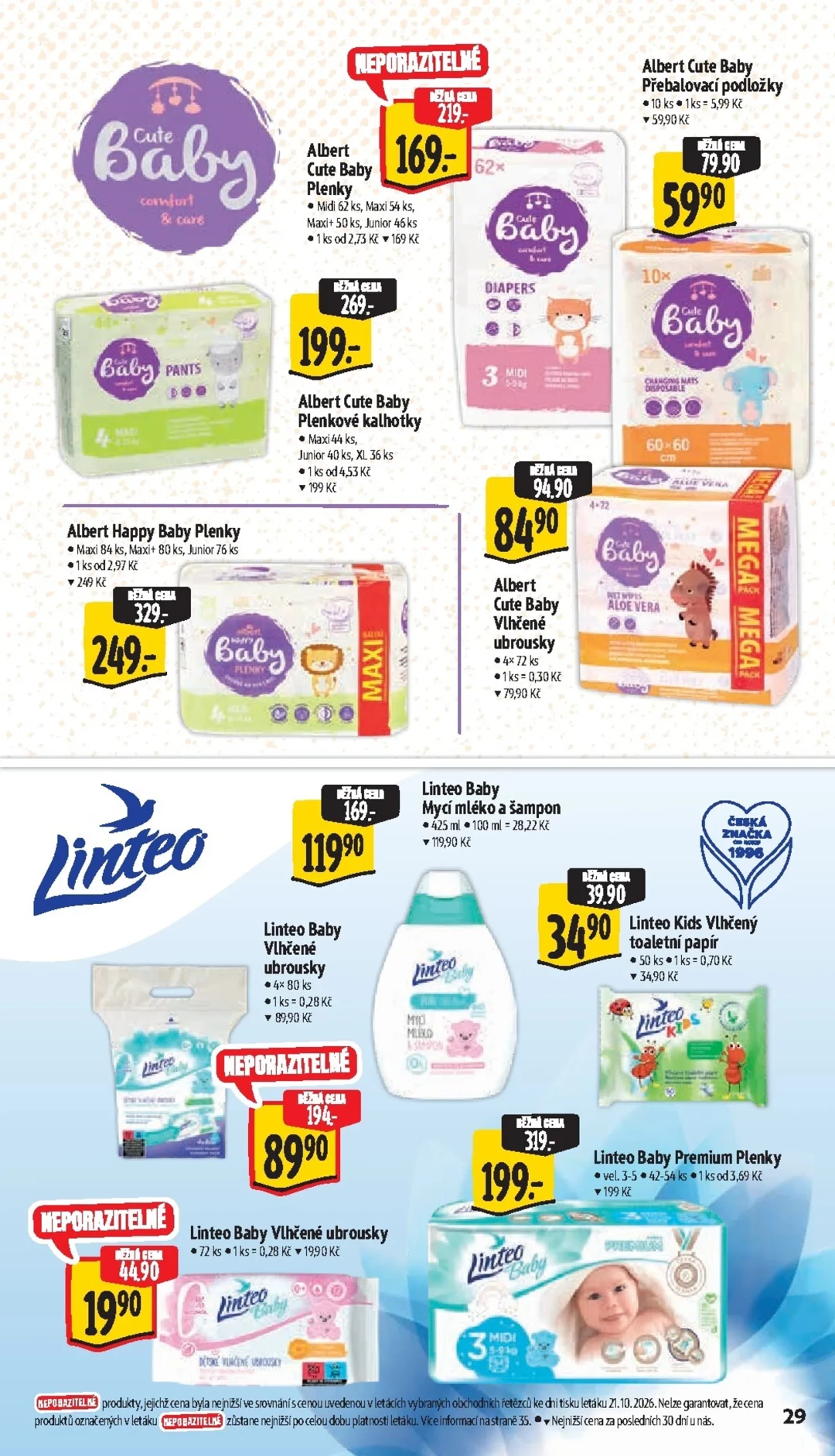 Originální strana 37 z 60 letáku Albert – Albert Hypermarket