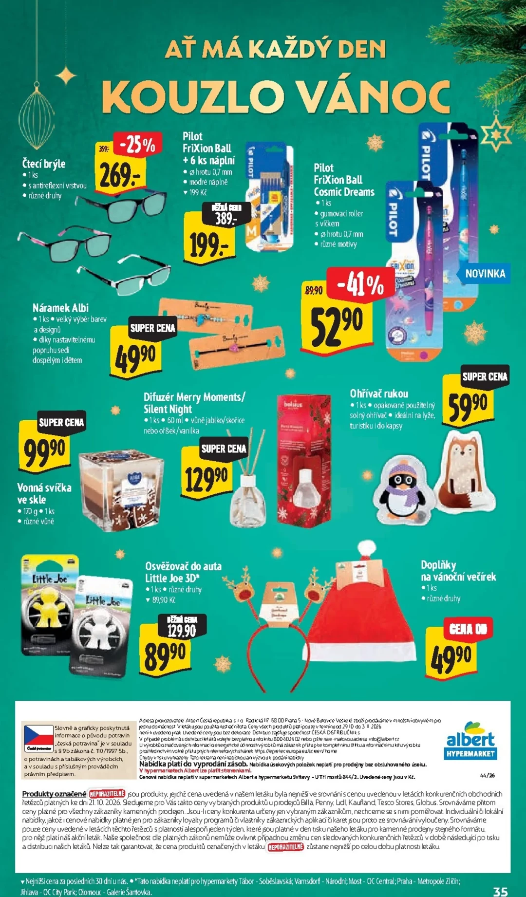 Originální strana 43 z 60 letáku Albert – Albert Hypermarket