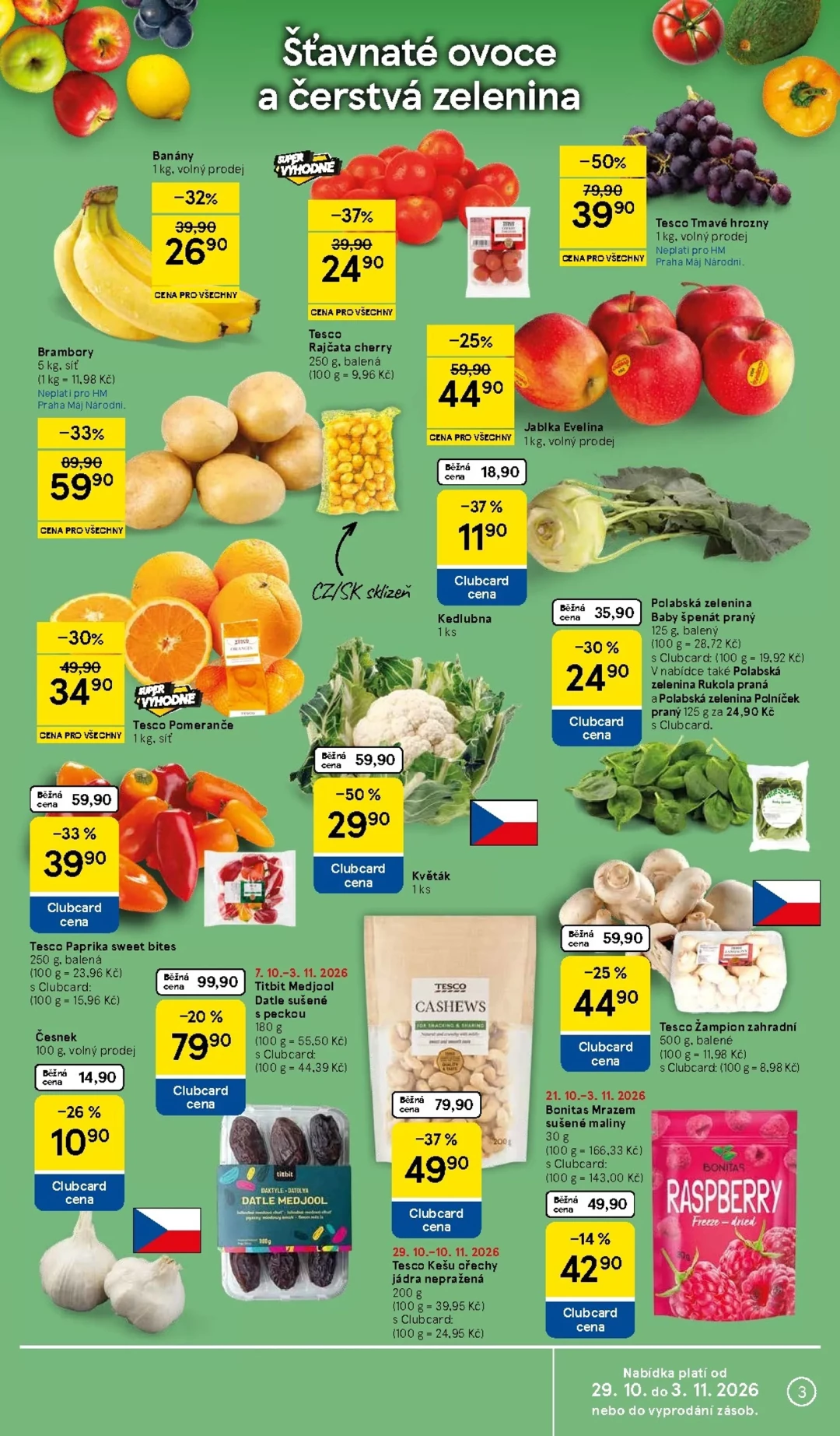 Originální strana 3 z 34 letáku Tesco – Tesco