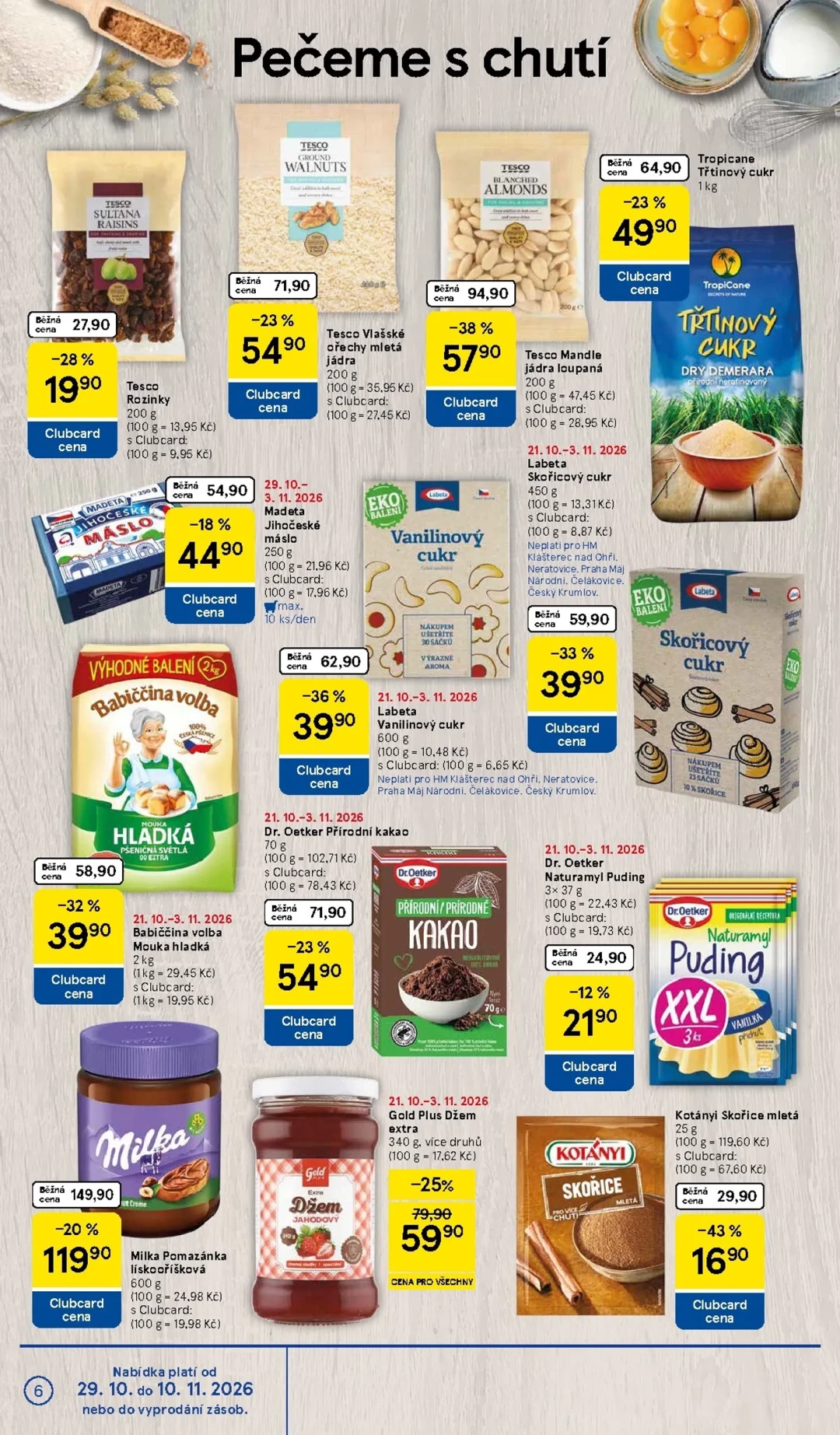Originální strana 6 z 34 letáku Tesco – Tesco